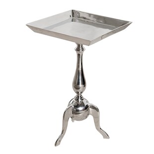 riess-ambiente Beistelltisch TRAYFUL - 55cm silber Aluminium Tablett-Tisch - Bild 1