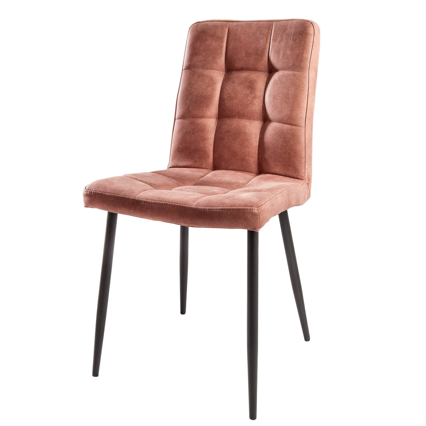riess-ambiente Stuhl MODENA – Retro Design vintage braun Ziersteppung pflegeleicht | 04251854712182