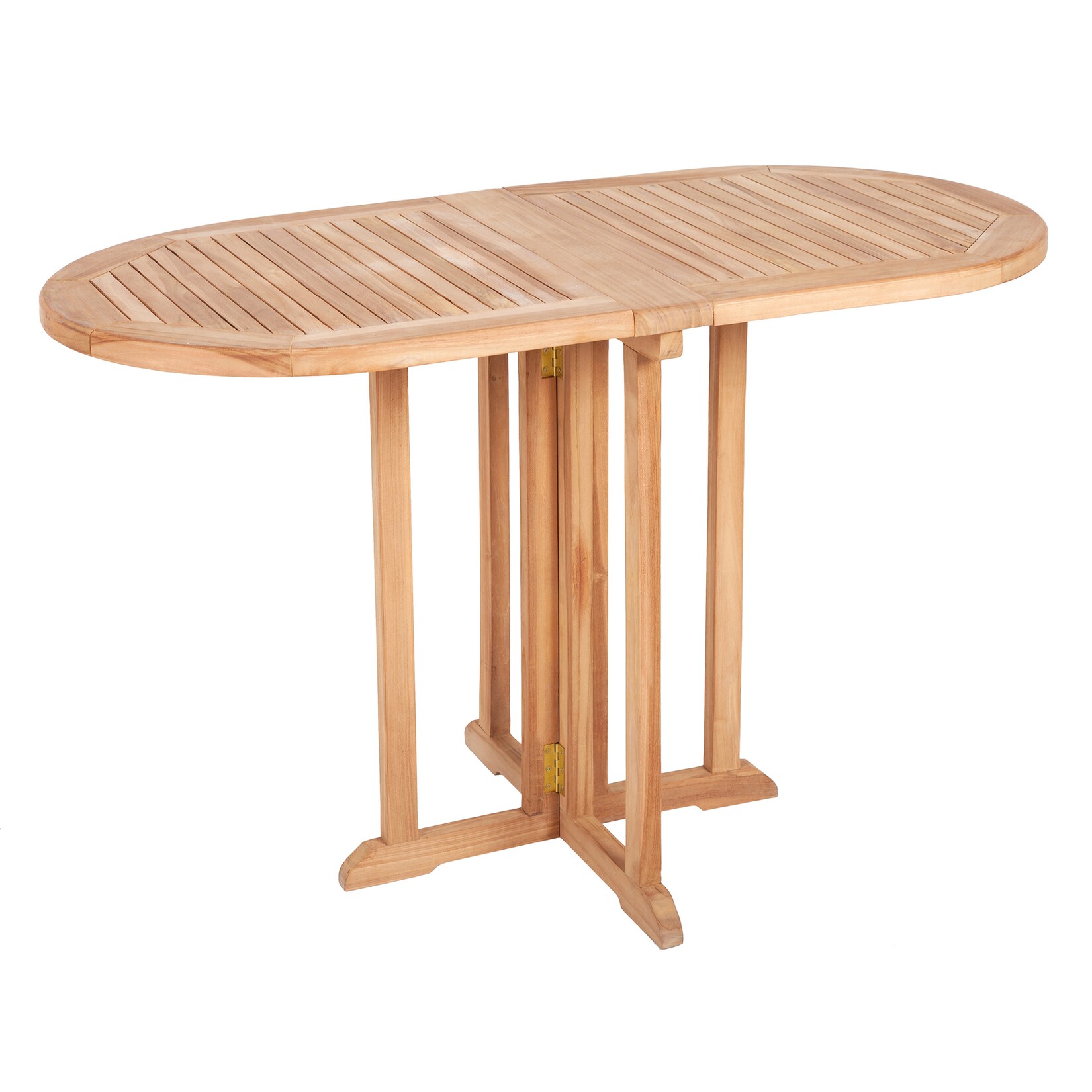riess-ambiente Balkontisch EMPIRE TEAK  – 120cm natur Teakholz klappbar Gartentisch Outdoor massiv | 04031992217882
