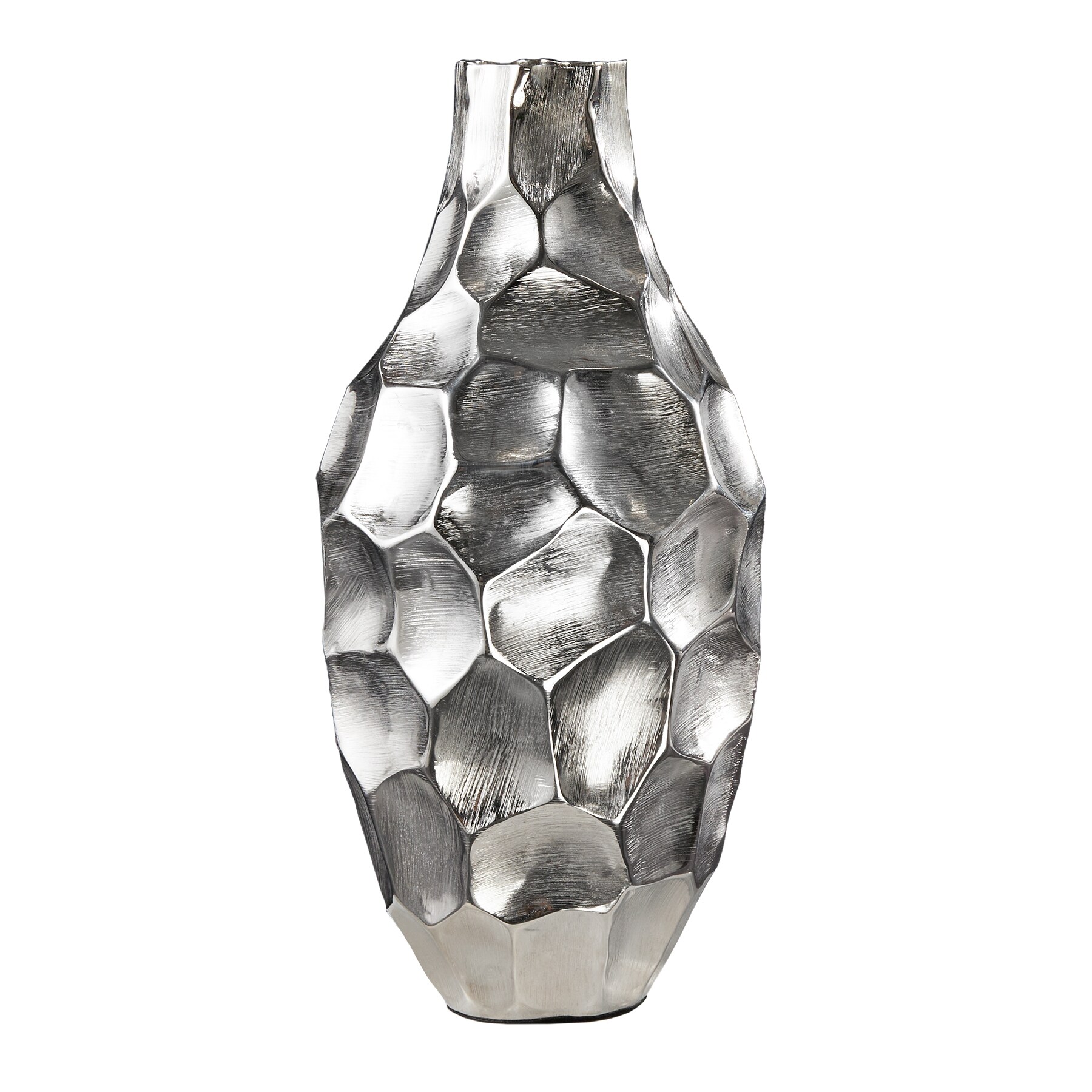 riess-ambiente Vase ORGANIC ORIENT - 45cm silber Hammerschlag Design - Bild 1