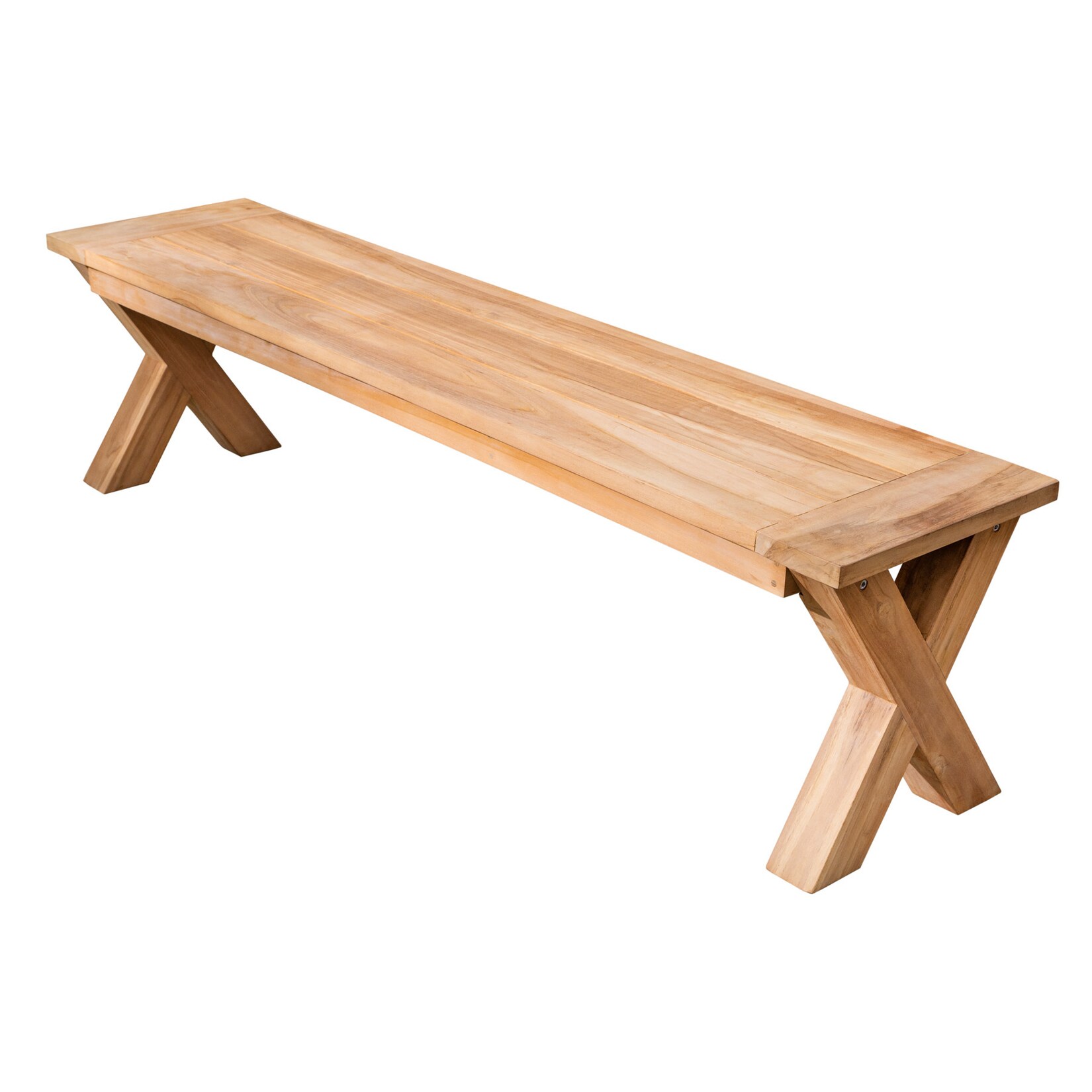 riess-ambiente Gartenbank EMPIRE TEAK - 180cm Sitzbank Teakholz wetterfest