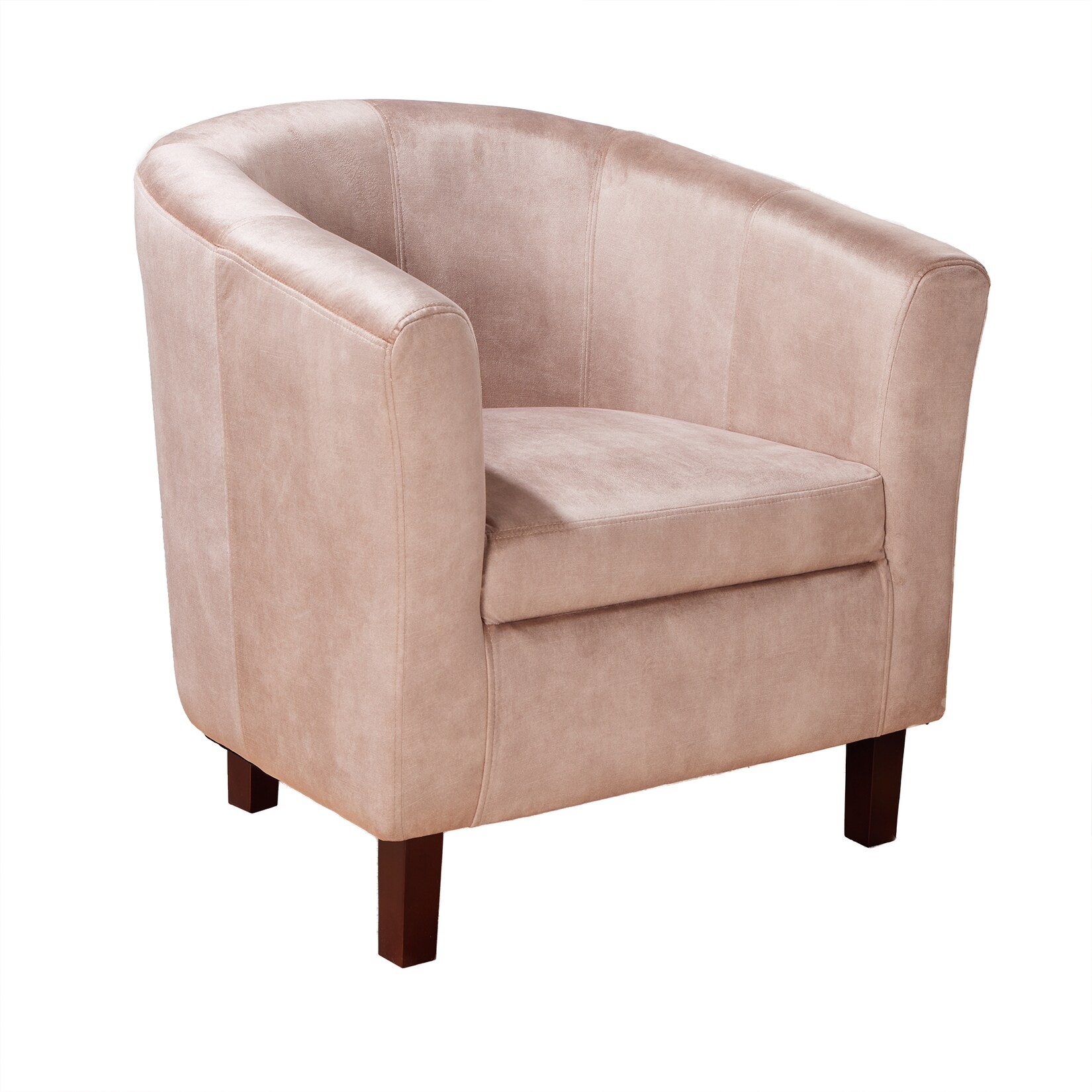 riess-ambiente Sessel HEMINGWAY – champagner greige Samt Armlehnen Rundum Bezug Massivholz | 04251561907796