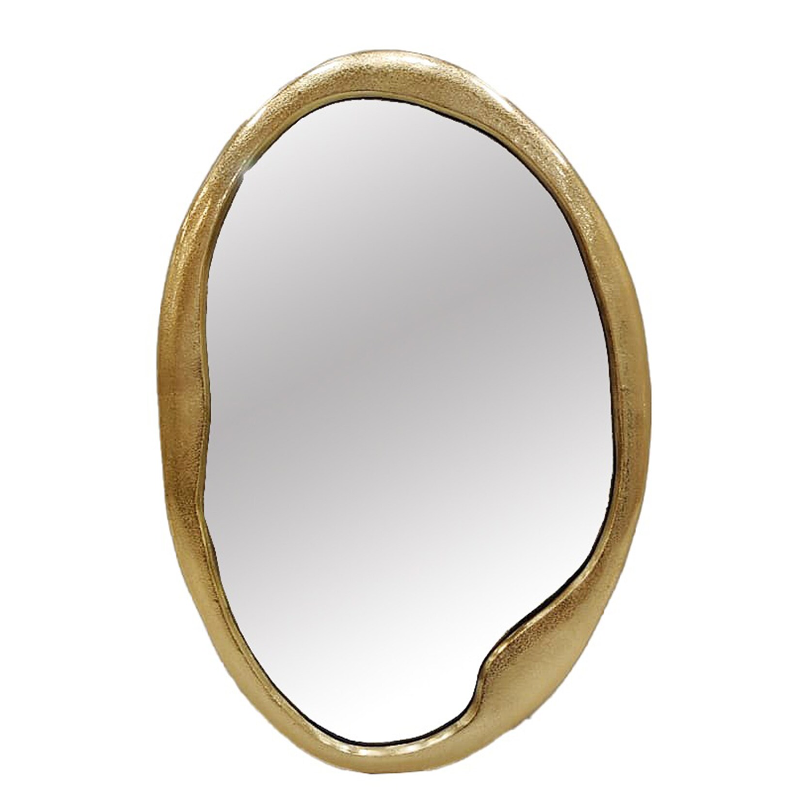 riess-ambiente Wandspiegel ABSTRACT 70cm gold Metall handmade | 04251561922287