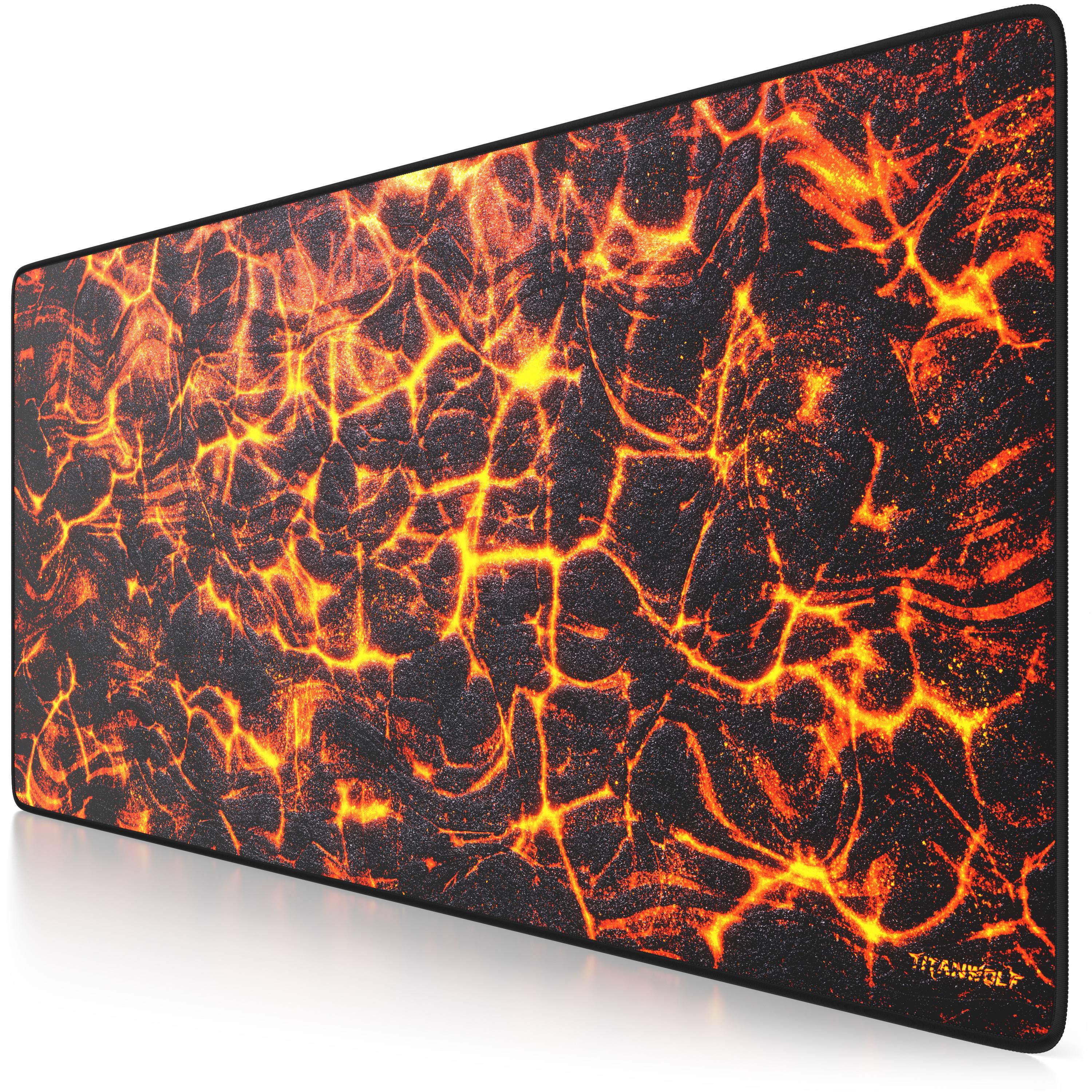 CSL Gaming Mauspad, XXL, Mousepad, 900 x 400 x 3 mm, Tischunterlage, abwaschbar, Lava V2 - Bild 1