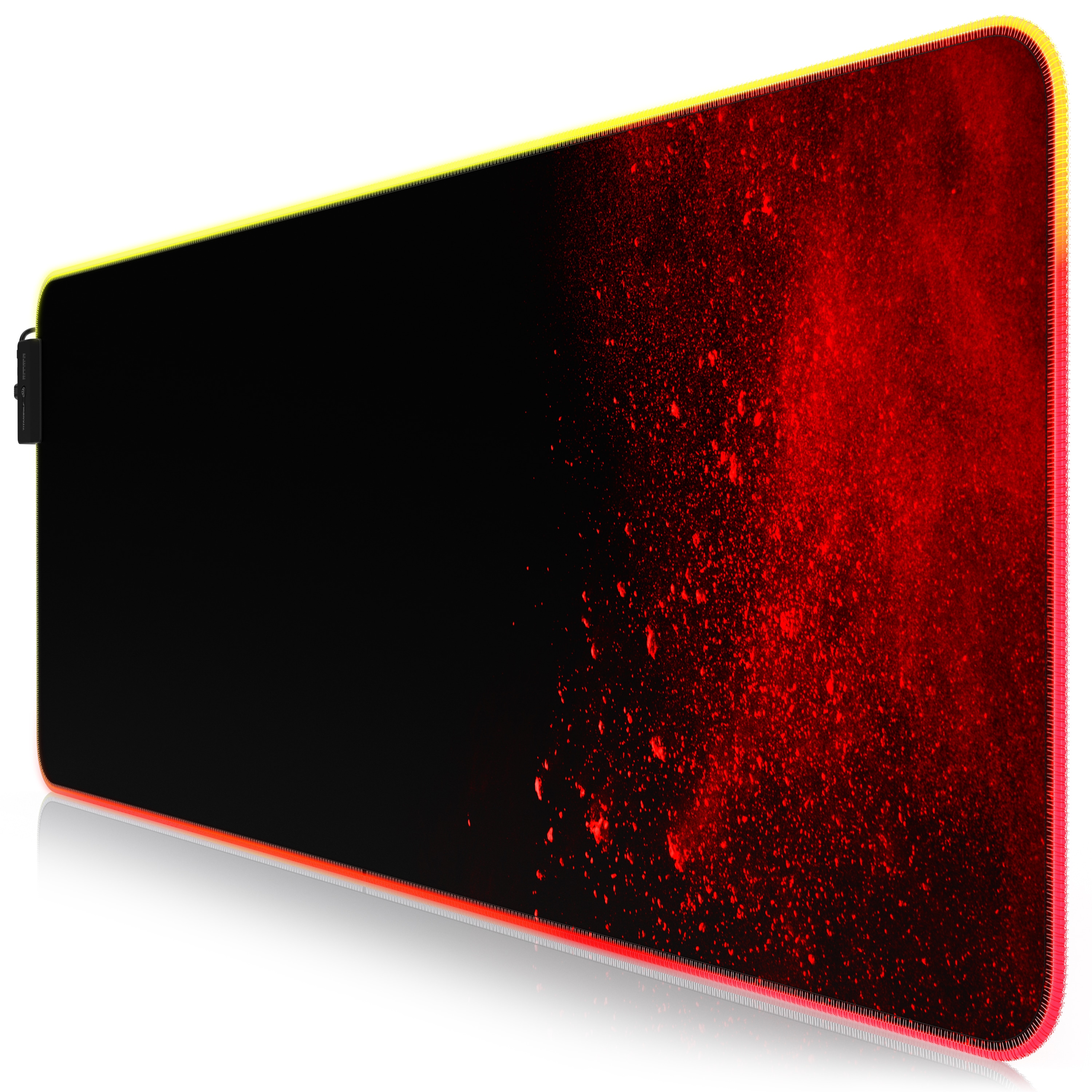 Titanwolf RGB Gaming Mauspad, Mousepad XL 800 x 300mm verbessert Pr&auml;zision & Geschwindigkeit, Blood - Bild 1