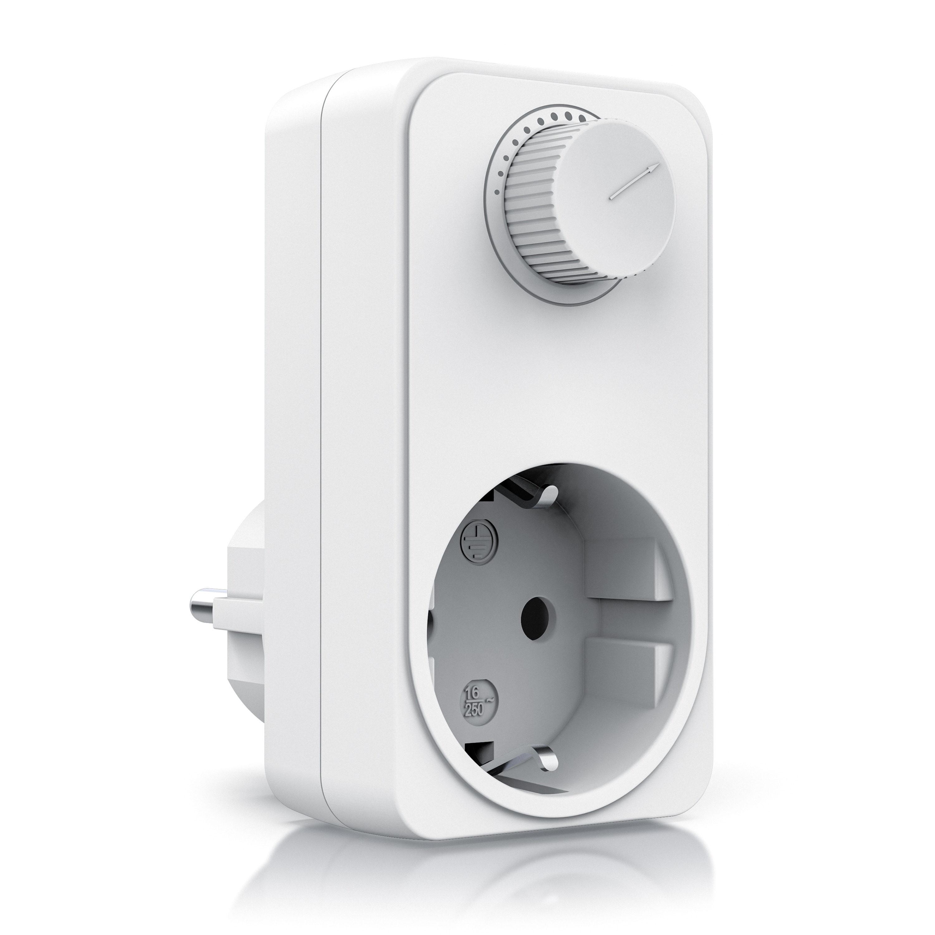 BEARWARE Steckdosendimmer mit Drehregler - von 20 bis 400 Watt - Universal Dimmer f&uuml;r die Steckdose - nur f&uuml;r Gl&uuml;hlampen - Helligkeitsregler - Bild 1