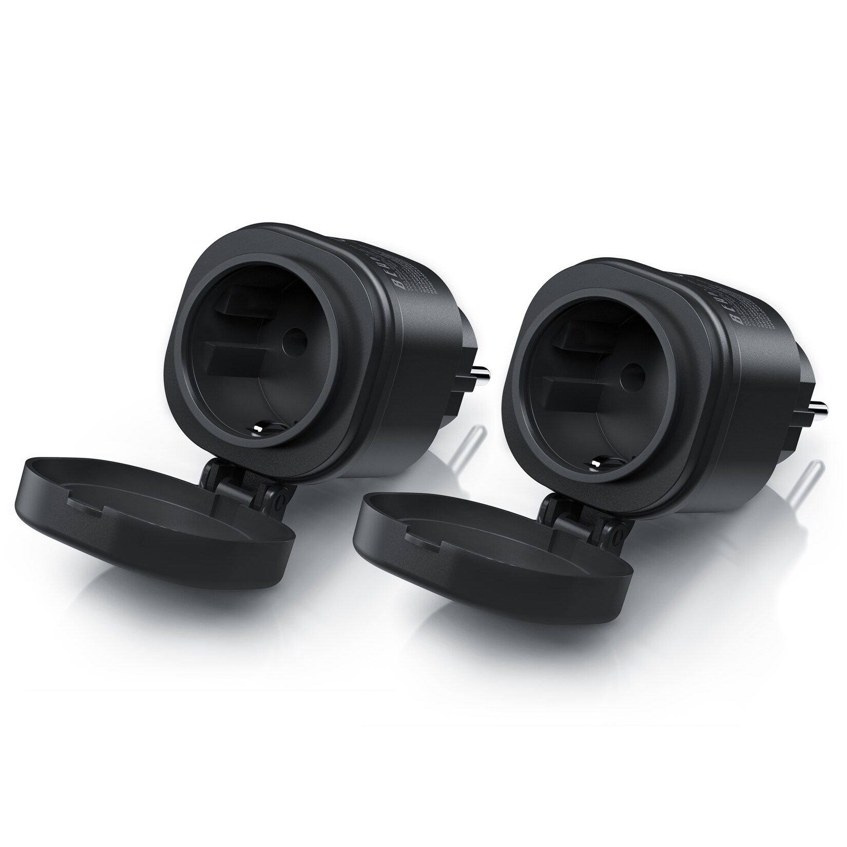 BEARWARE 2x Wifi Outdoor Steckdose 2,4 Ghz WLAN Steuerung per App Smart Life / IP44 | 04062861841433