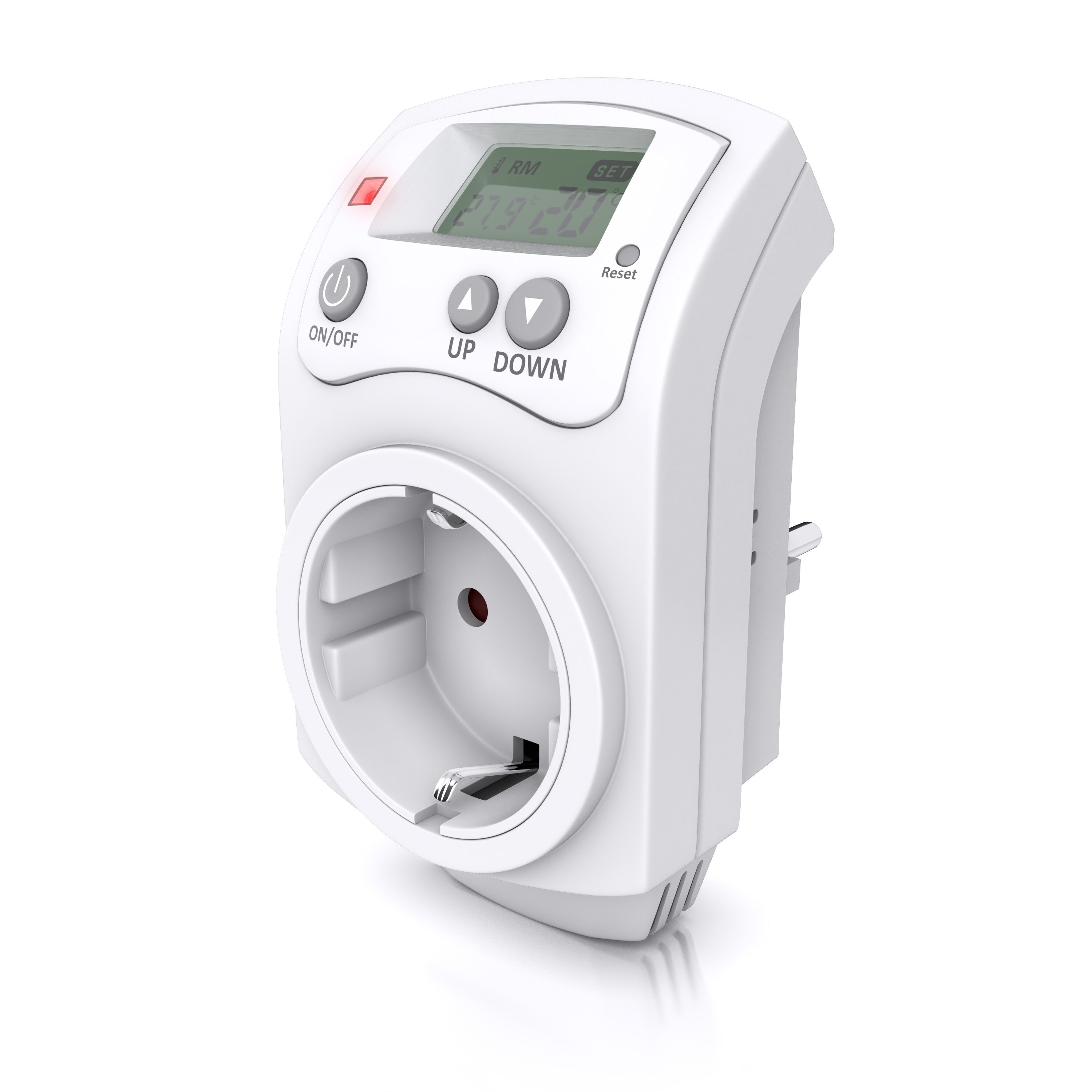 BEARWARE Steckdosen Thermostat programmierbar von 5&deg;-30&deg;C LCD Display mit Statusanzeige - Bild 1