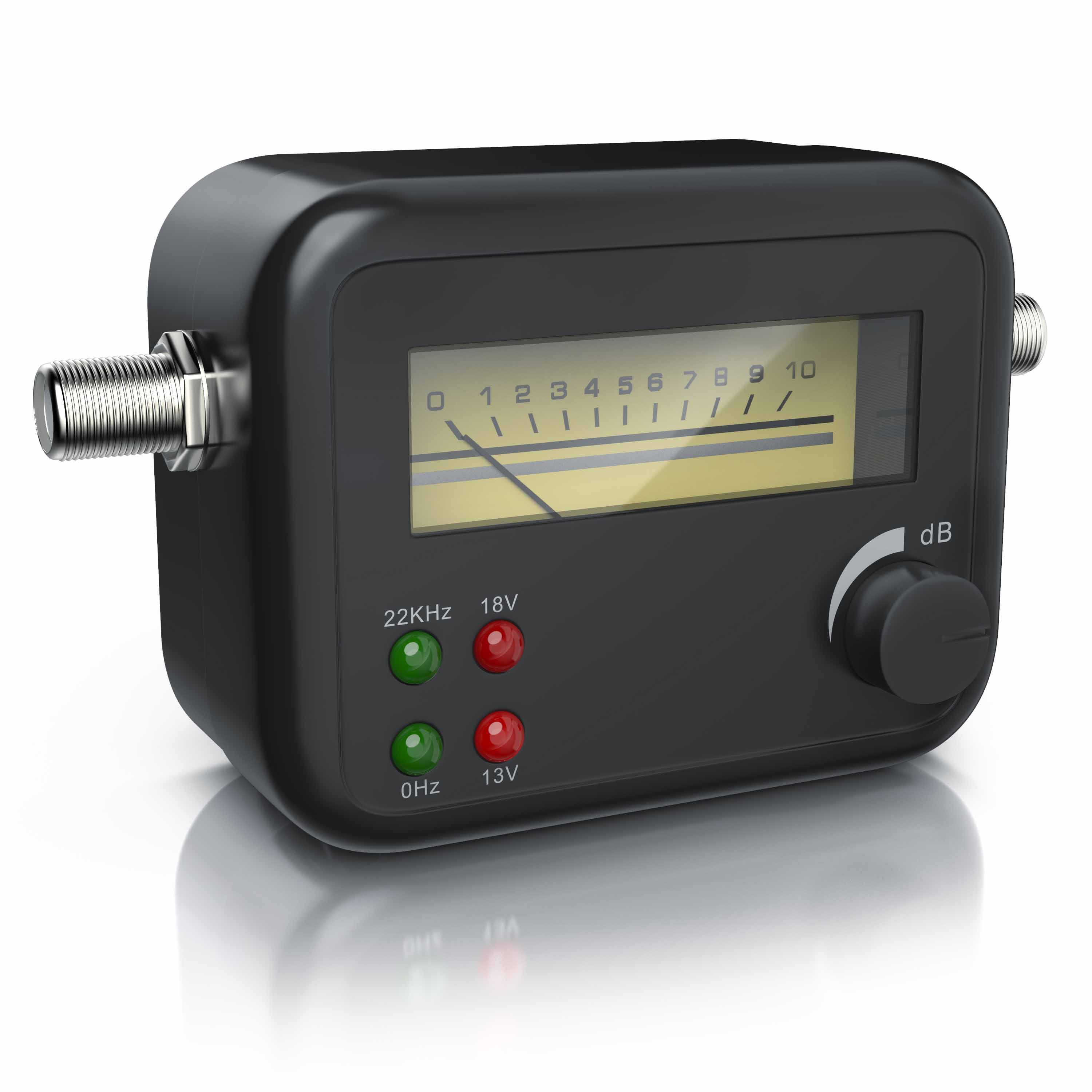 CSL Satellitenfinder mit Pegelskala HD-f&auml;hig / Zeigeranzeige mit Signalton / Satfinder - Bild 1