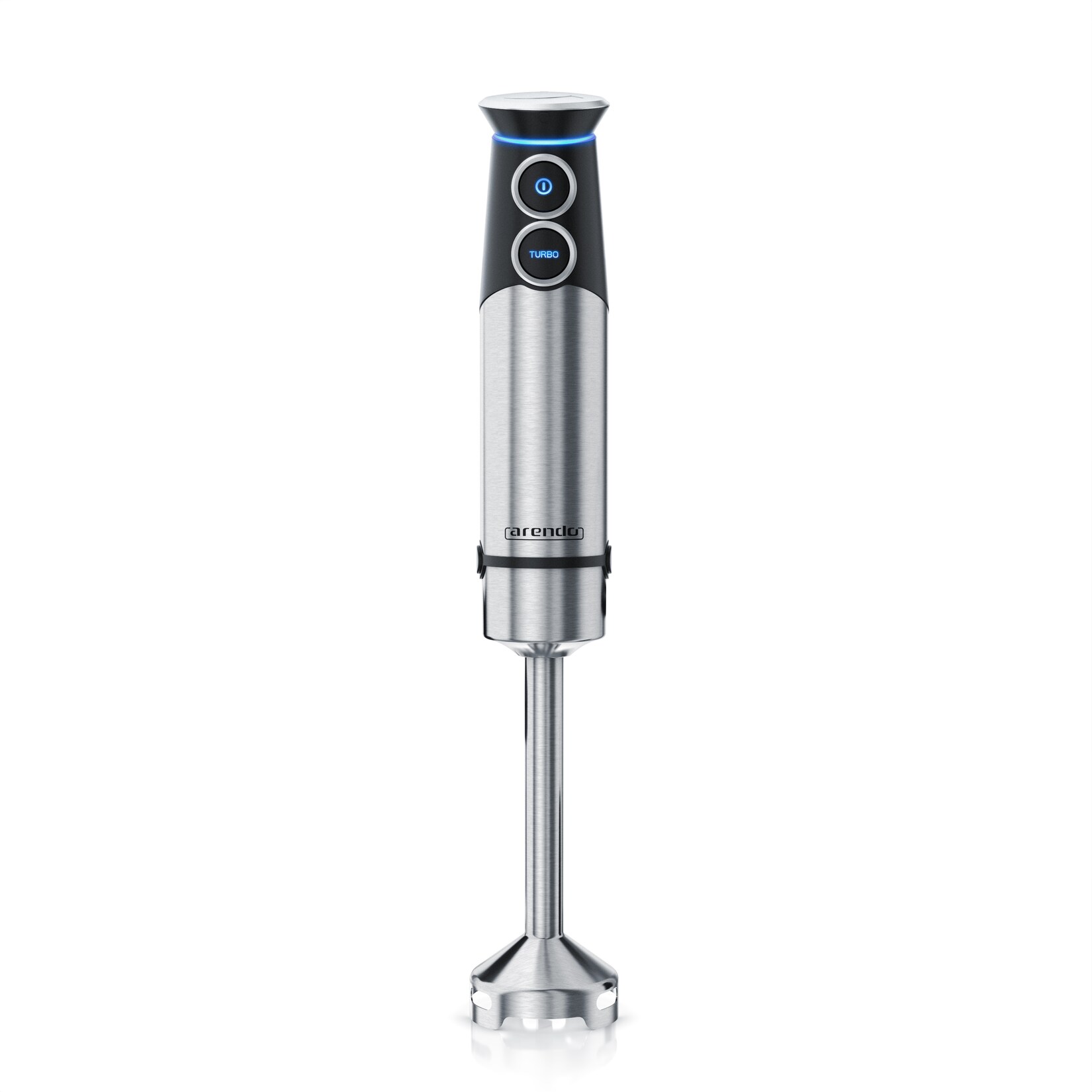 Arendo Stabmixer Edelstahl, elektrischer Pürierstab 1500 Watt, stufenlose Geschwindigkeit, Turbotaste, Rührstab für Babynahrung, Suppe, Smoothie | 04062861813263