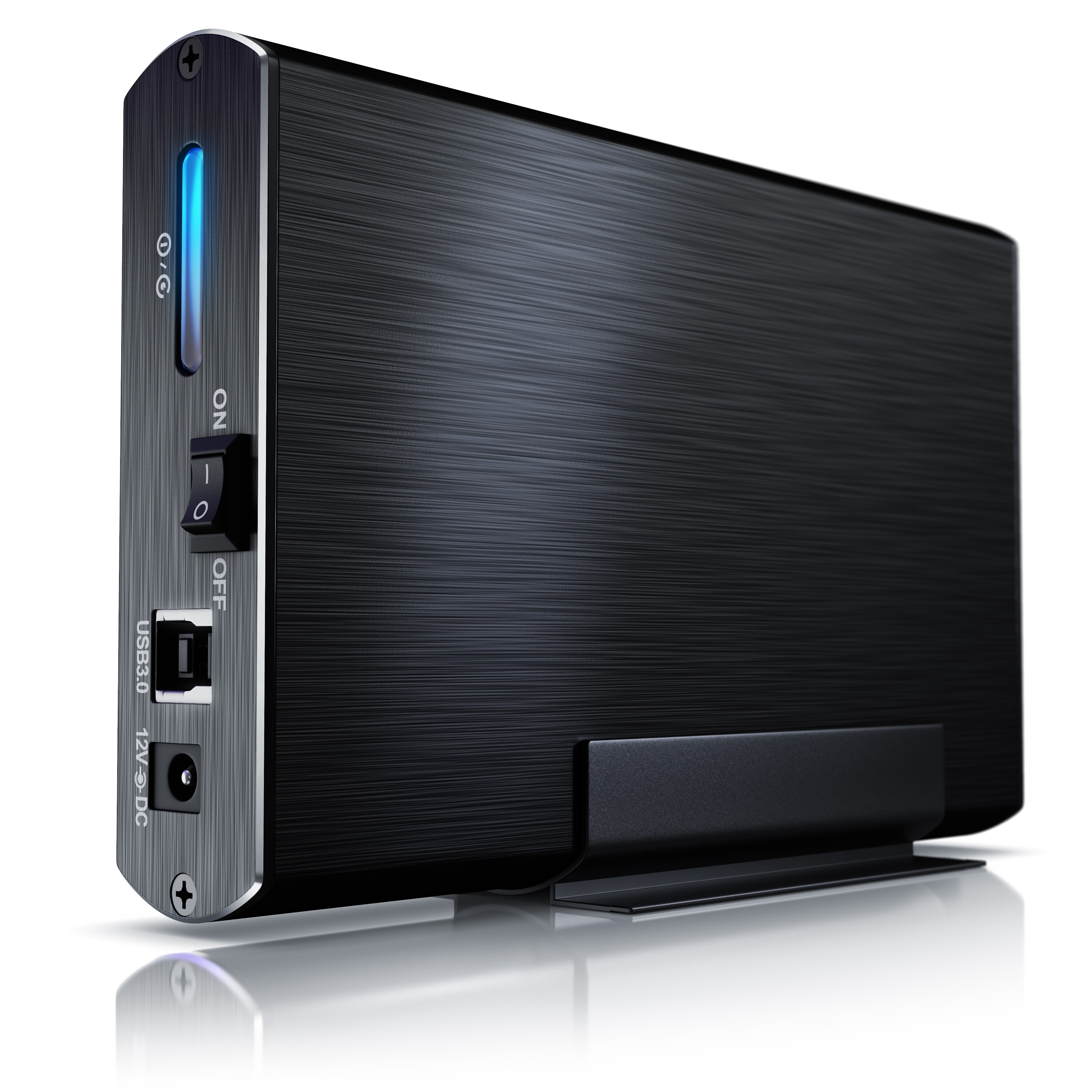 CSL Festplatten-Geh&auml;use, 3,5" USB 3.0 Aluminium Festplattengeh&auml;use SATA I/II/III und SSD-f&auml;hig - Bild 1