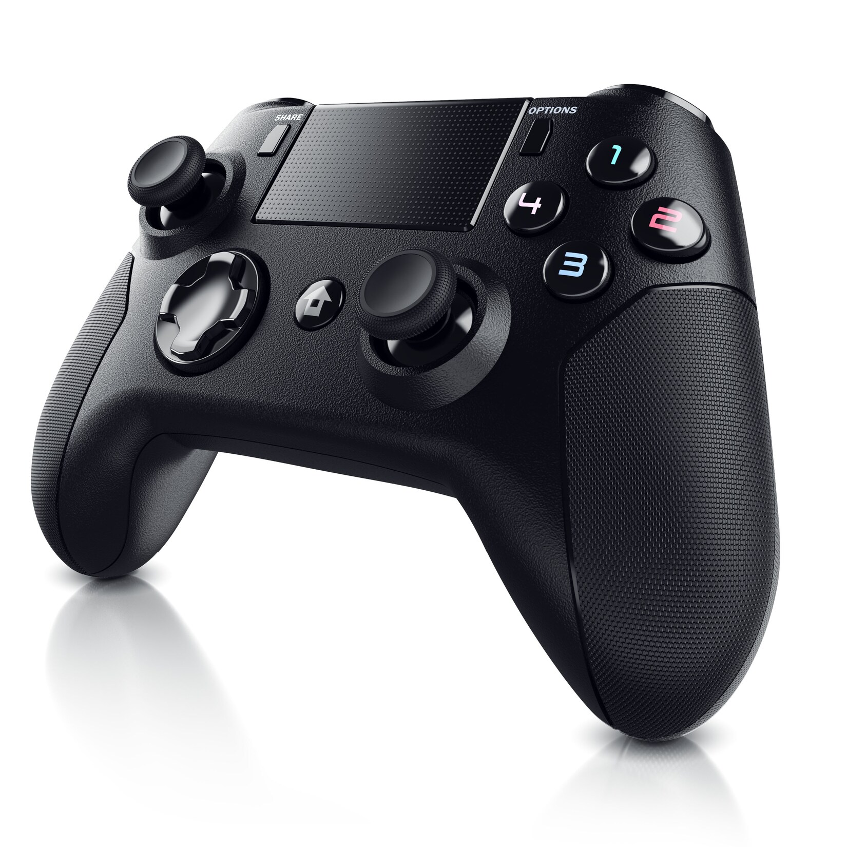 CSL Bluetooth Gamepad Controller mit Dual Vibration für PS4 Touchpad / 3,5mm  / Gyrosensor | 04061474008721