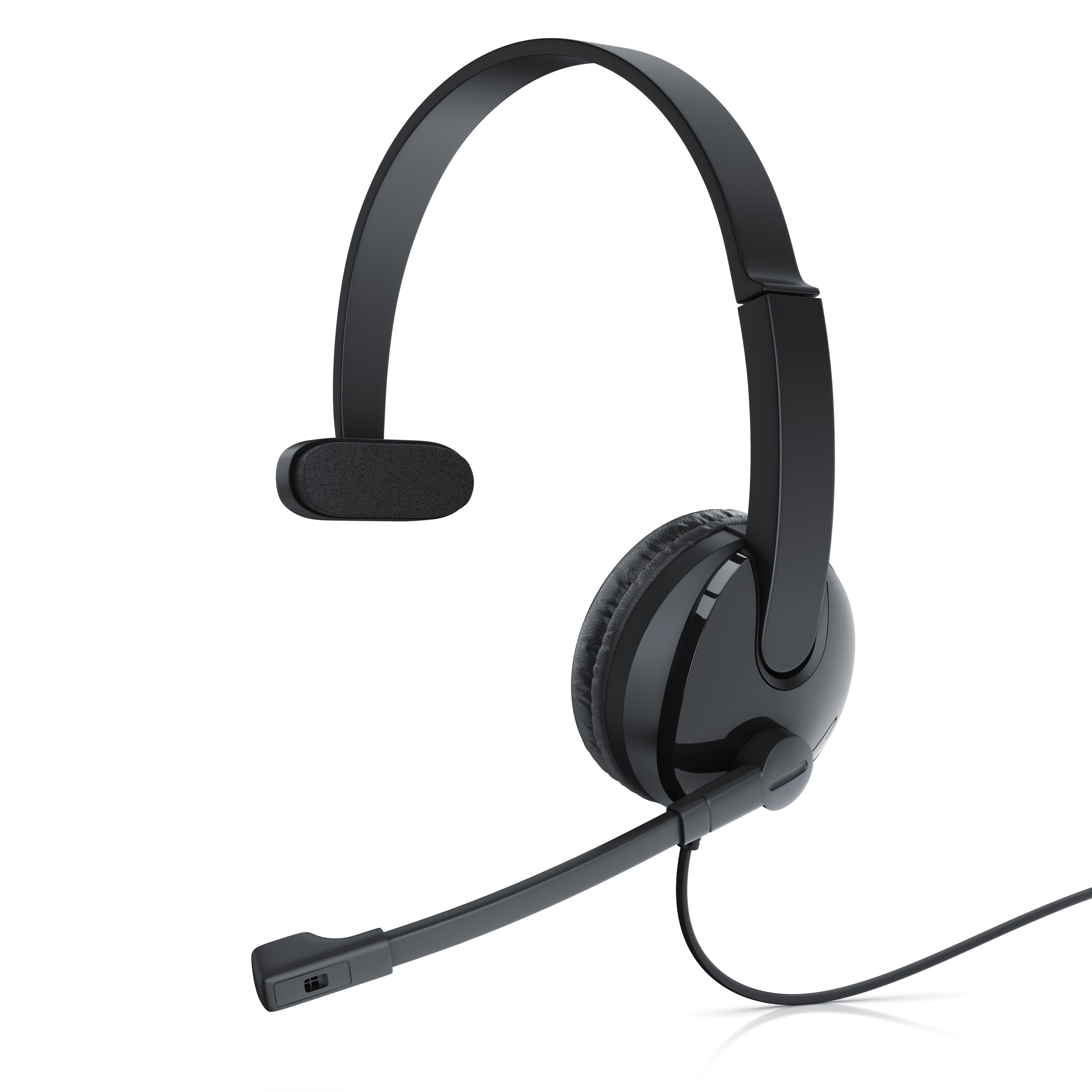 CSL PC Office Headset mit Mikrofon - Kopfh&ouml;rer mit beweglichem Mikrofonarm - 3,5 mm Klinkenstecker -gro&szlig;es Ohrpolster - freisprechen - Chat Callcenter - Bild 1