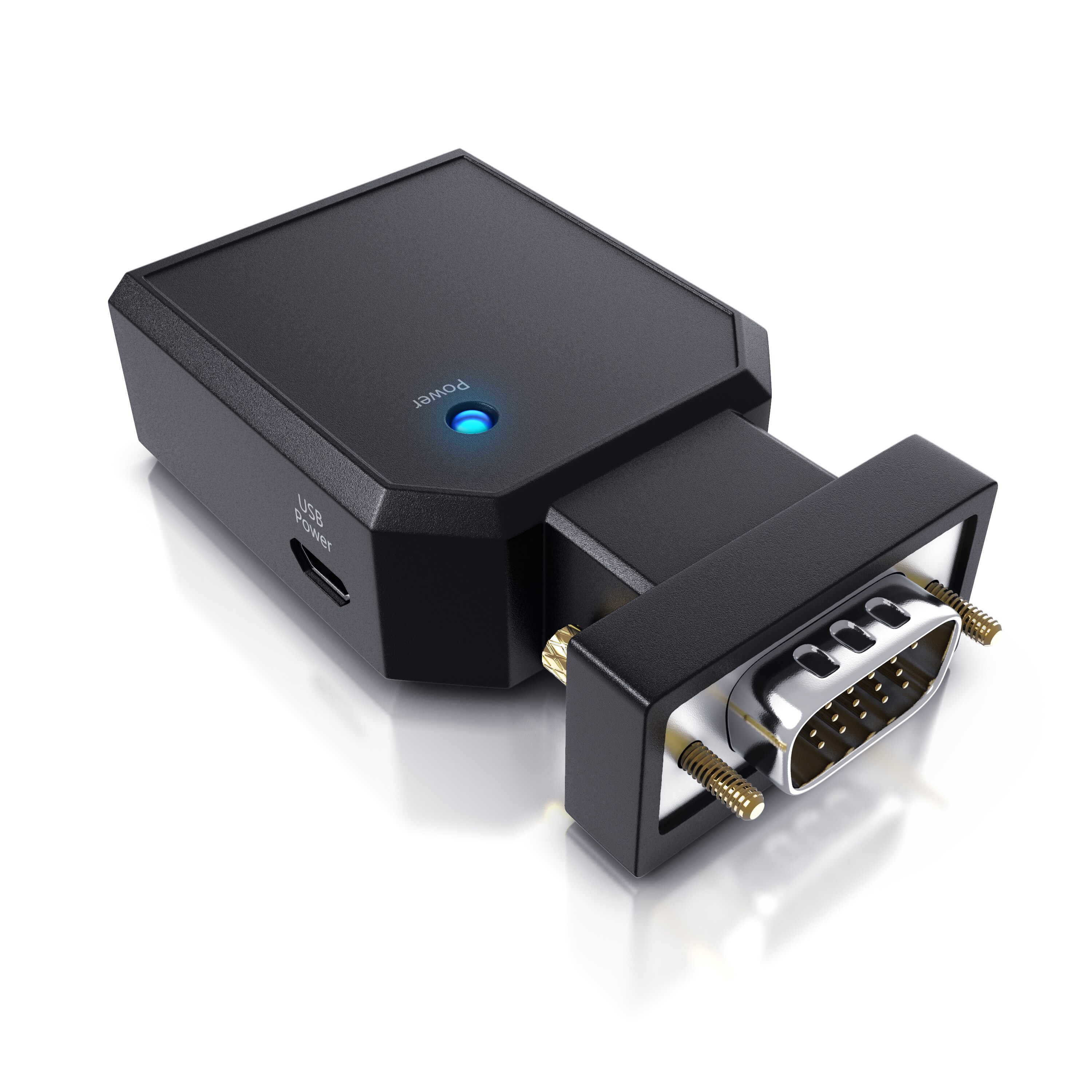 CSL 1080p VGA zu HDMI Video-/Audio Konverter, VGA & 3,5mm-Klinke zu HDMI Typ A - Bild 1