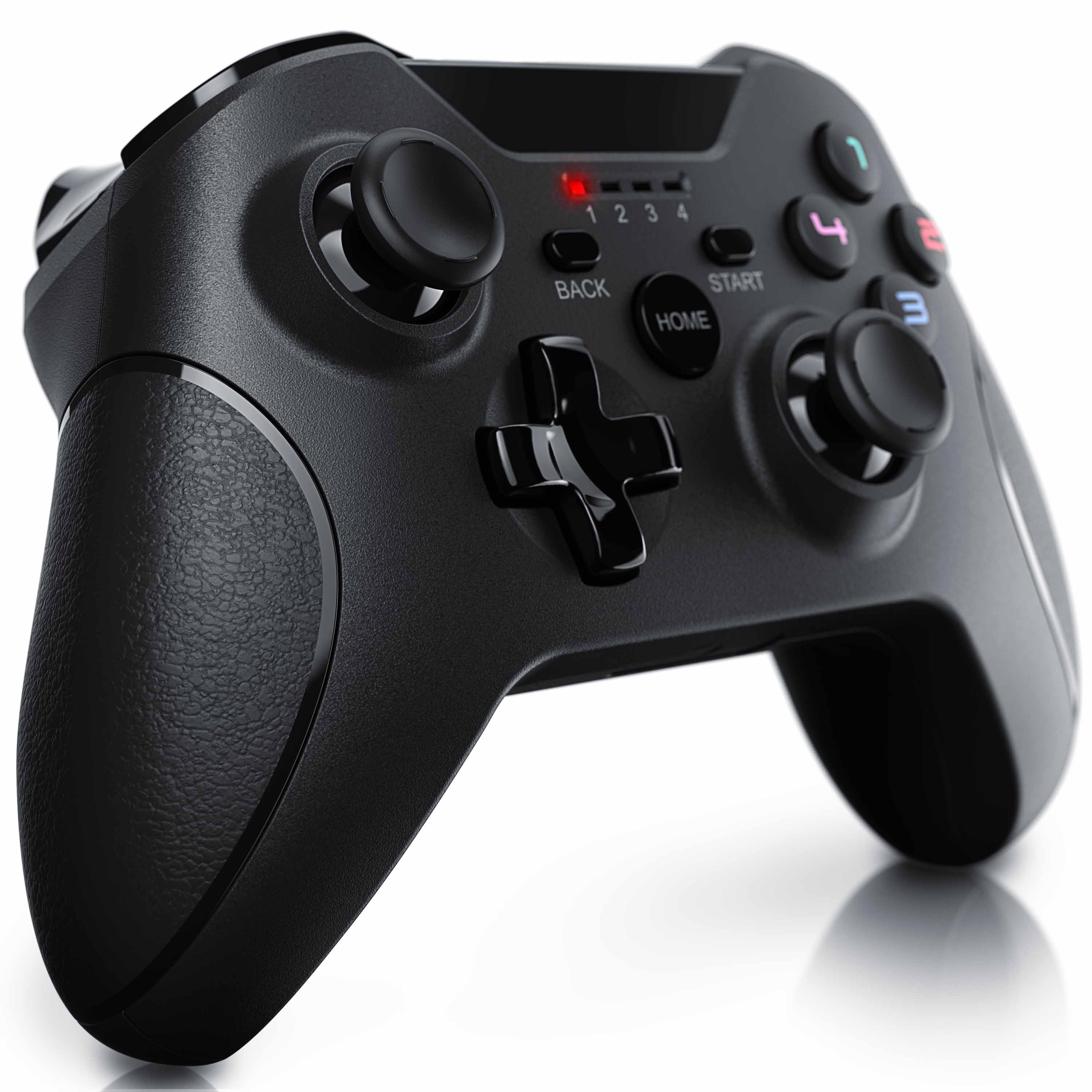 CSL Wireless Gamepad f&uuml;r PC & PS3 im Xbox-Design kabellos mit 2,4 Ghz Dongle / geringe Deadzone - Bild 1