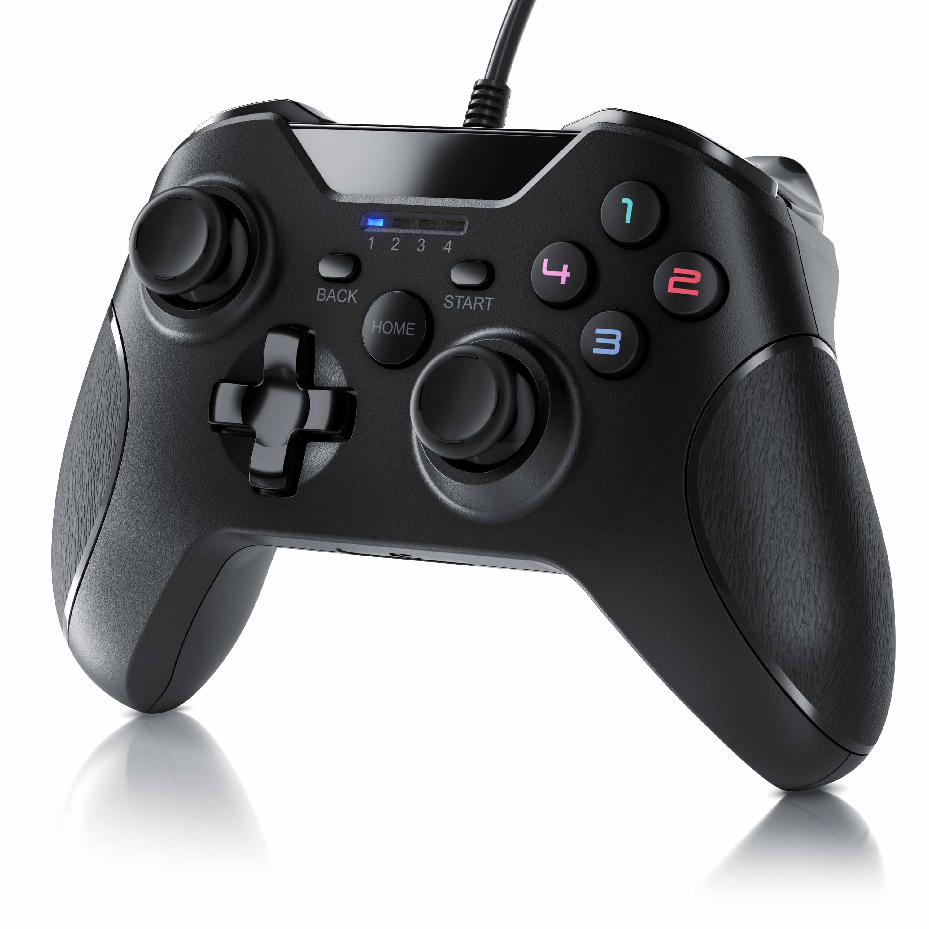 CSL Gamepad f&uuml;r PC und PS3 im Xbox-Design Controller mit hochwertigen Analogsticks - Bild 1