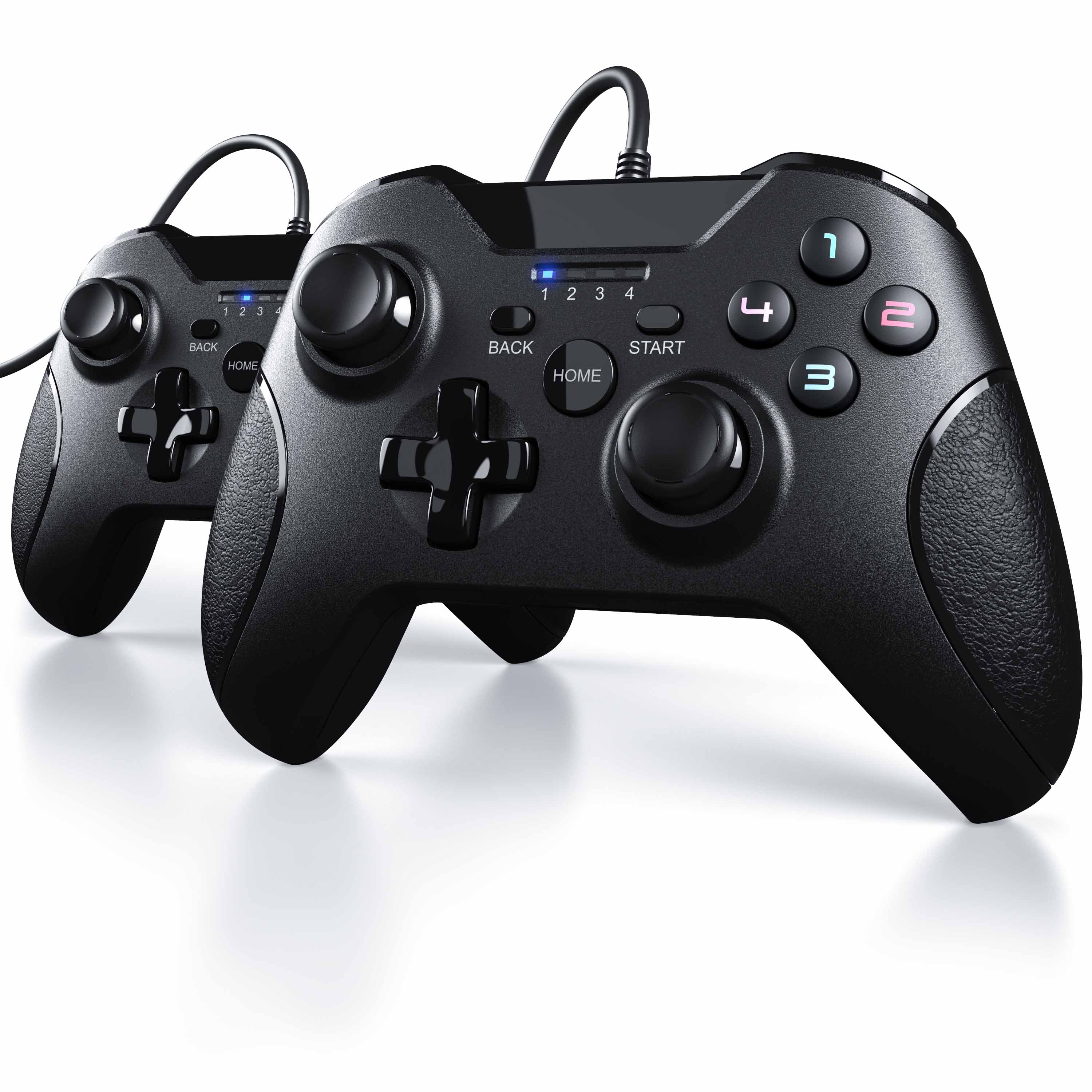 CSL 2x Gamepad f&uuml;r PC und PS3 im Xbox-Design Controller mit hochwertigen Analogsticks - Bild 1