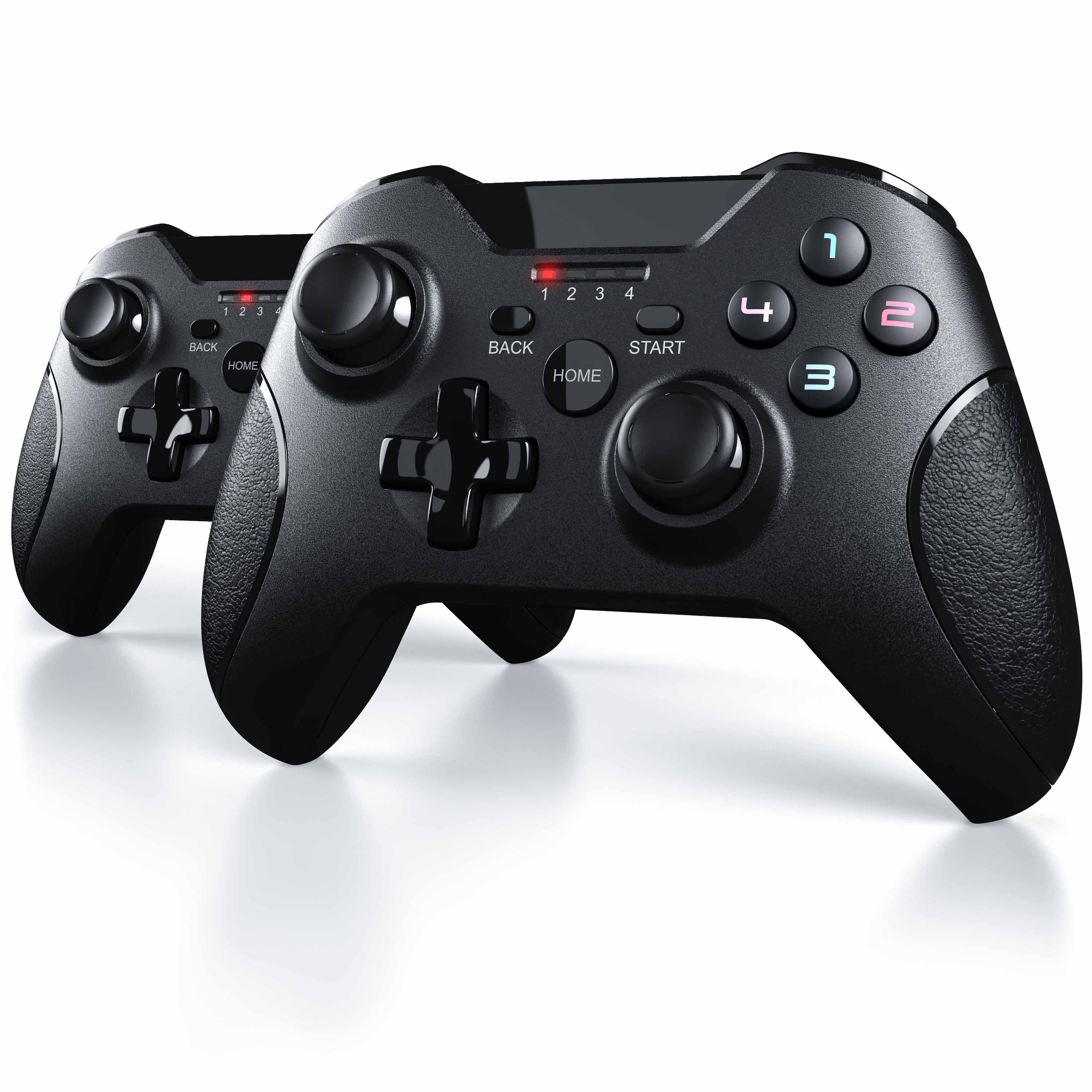 CSL 2x Wireless Gamepad f&uuml;r PC & PS3 im Xbox-Design kabellos mit 2,4 Ghz Dongle / geringe Deadzone - Bild 1