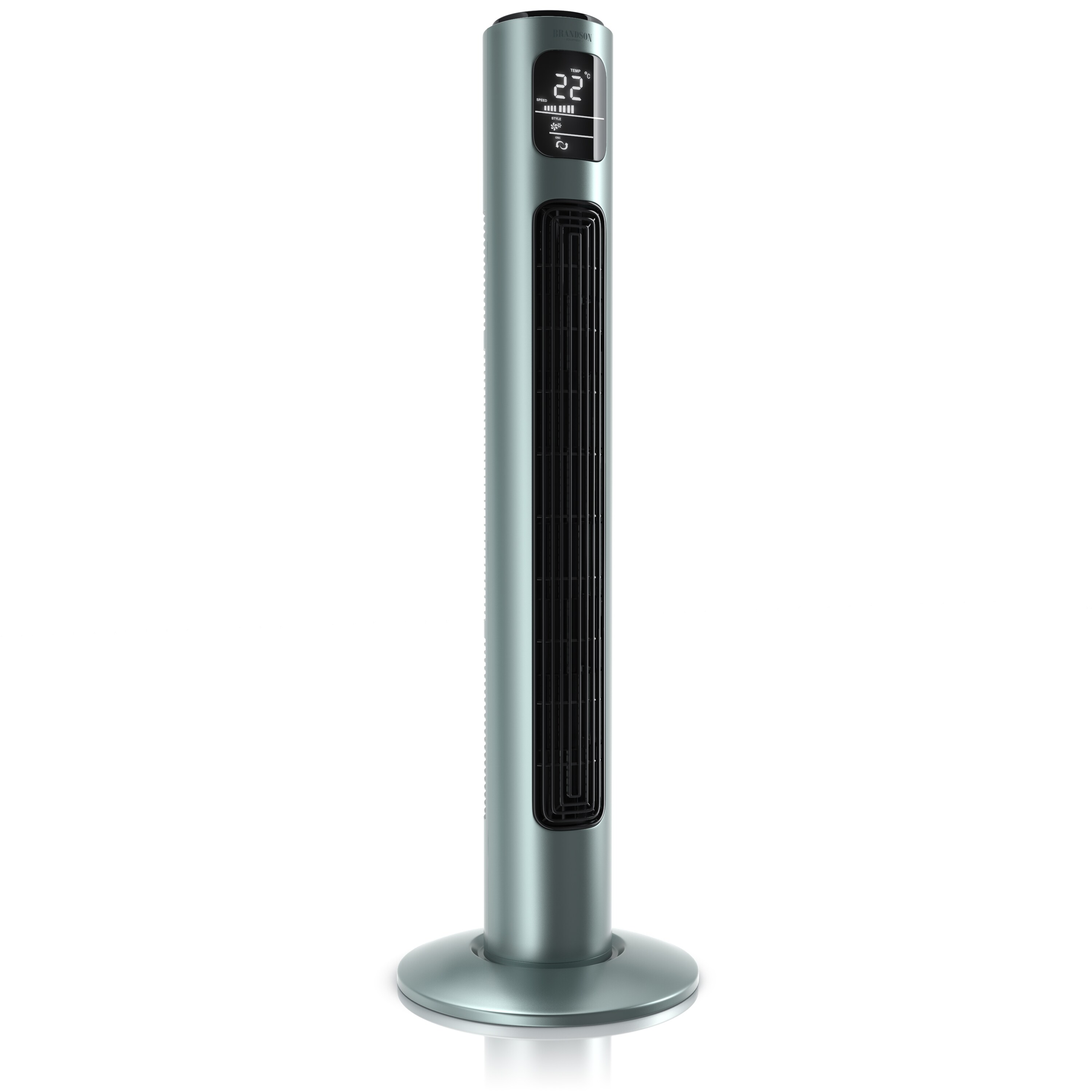Brandson Turmventilator, Standventilator mit Fernbedienung, S&auml;ulenventilator oszillierend, 96 cm, Ventilator mit 3 Geschwindigkeitsstufen, GS - Bild 1
