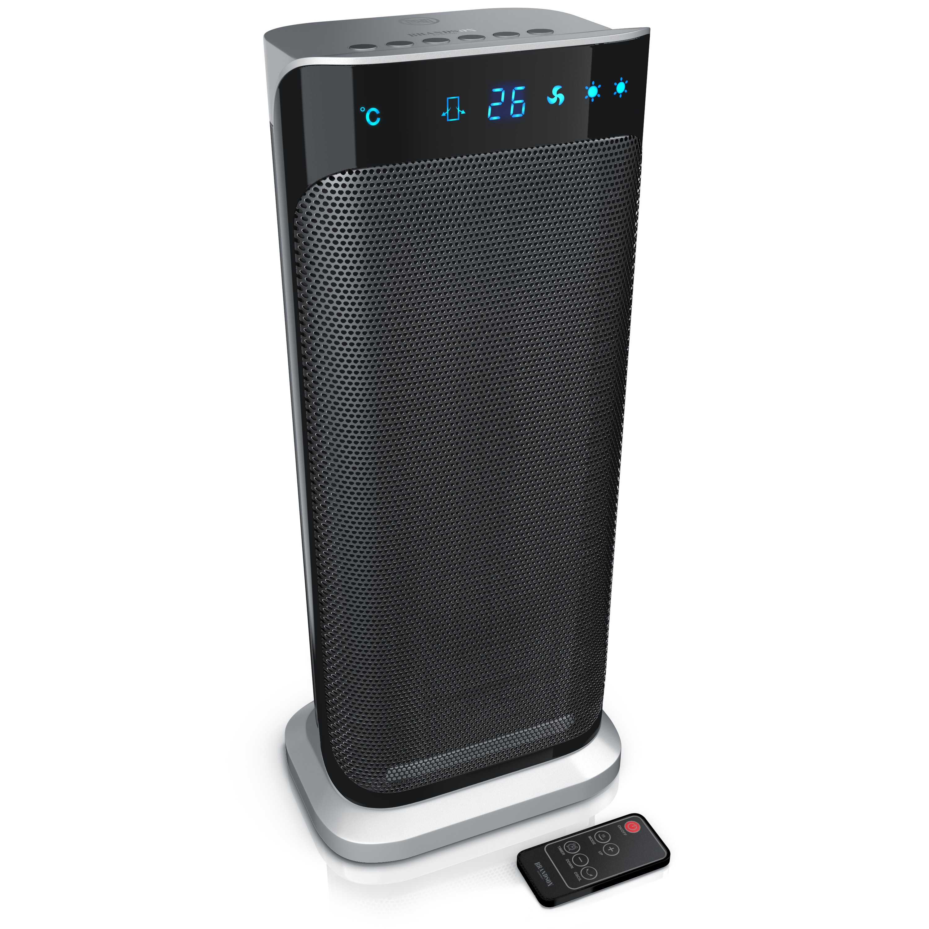 Brandson 2000W Keramik Heizl&uuml;fter, energiesparend, leise, Oszillationsfunktion 35&deg;, &Uuml;berhitzungsschutz, Automatische Abschaltung, Umkippschutz - Bild 1