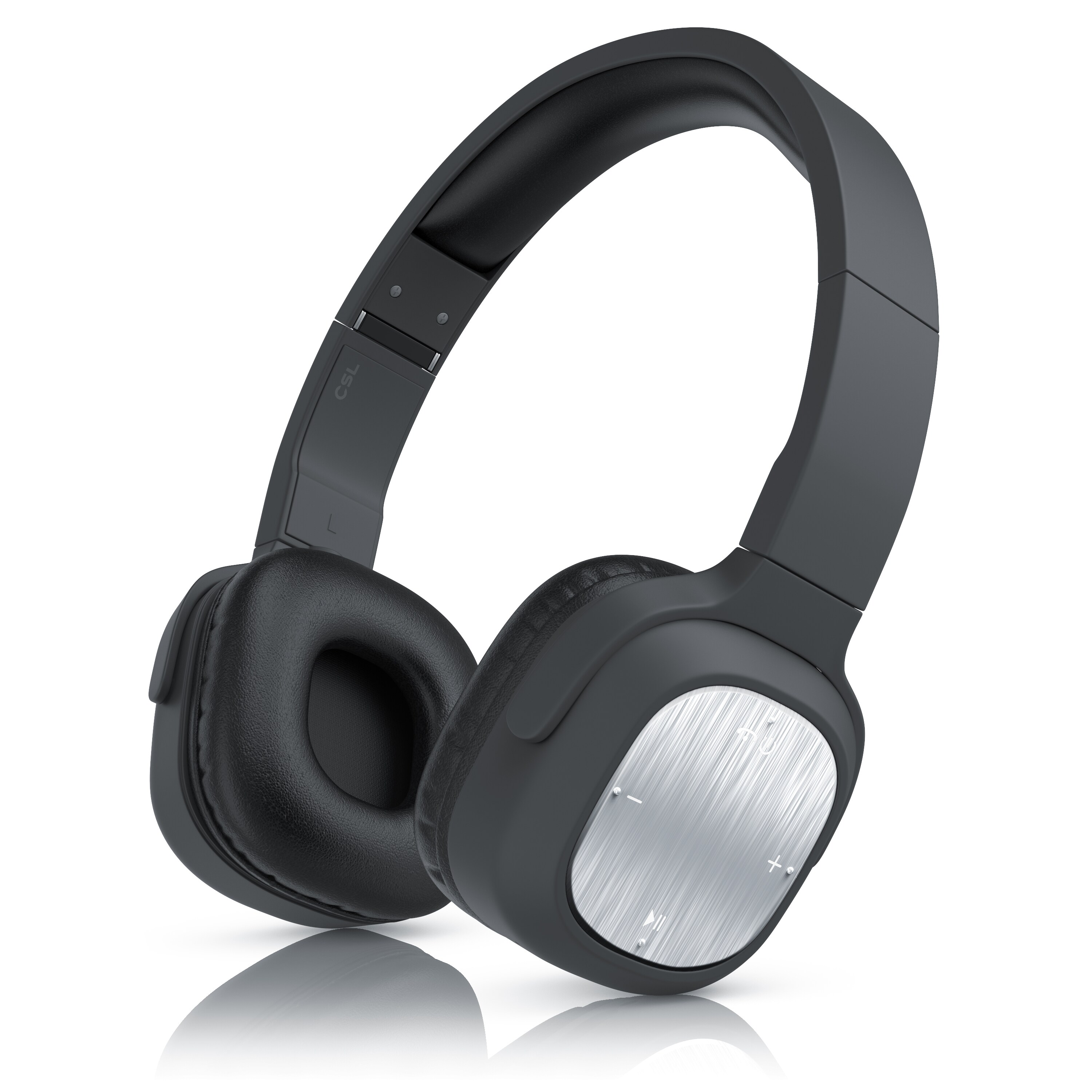 CSL CSL - Bluetooth Kopfh&ouml;rer Alu 320er - Wireless Earphone - On Ear Ohrh&ouml;rer - Bluetooth V4.0 - Bild 1