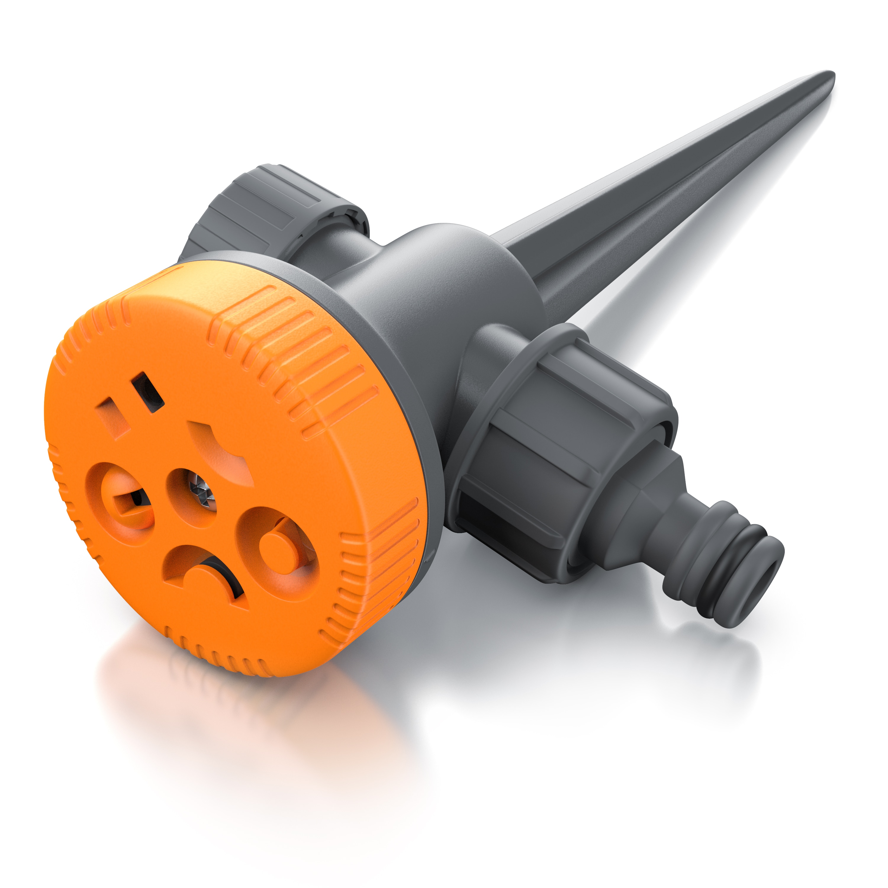 Brandson 1x Rasensprenger 5 Fach Rasensprinkler, Fl&auml;chenregner Garten Sprinkler, Kreis Halbkreis Viertelkreis F&auml;cher beidseitig Strahl, W&auml;hlscheibe - Bild 1