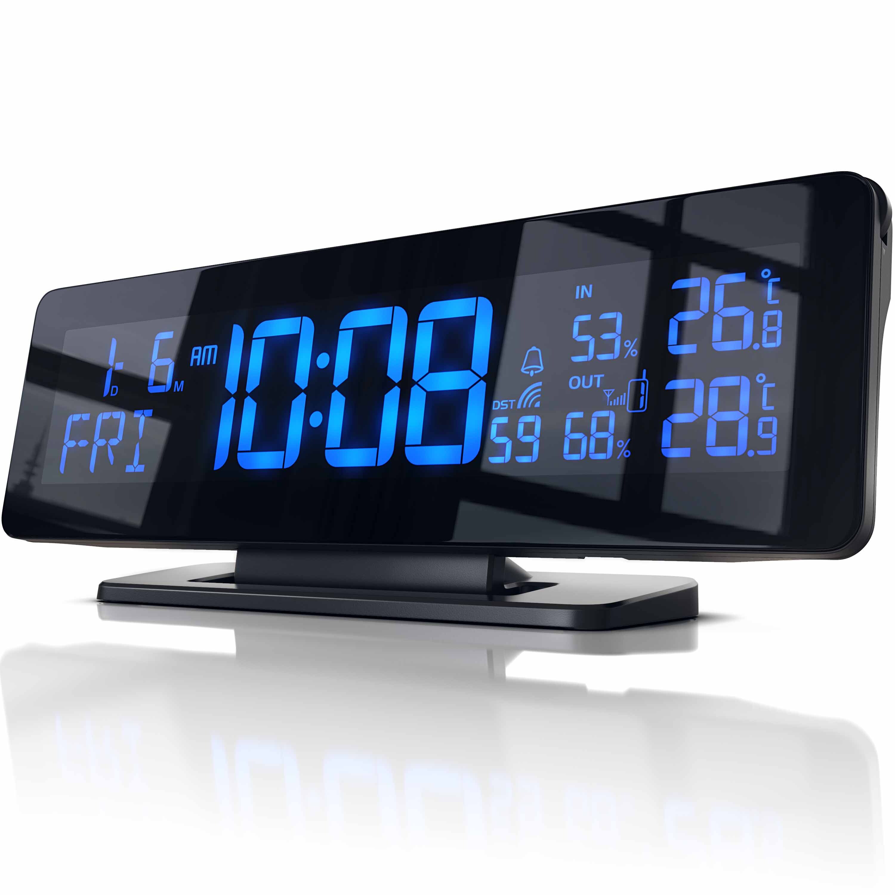 BEARWARE Funkwetterstation Temperaturgesteuertes Farbdisplay - Bild 1