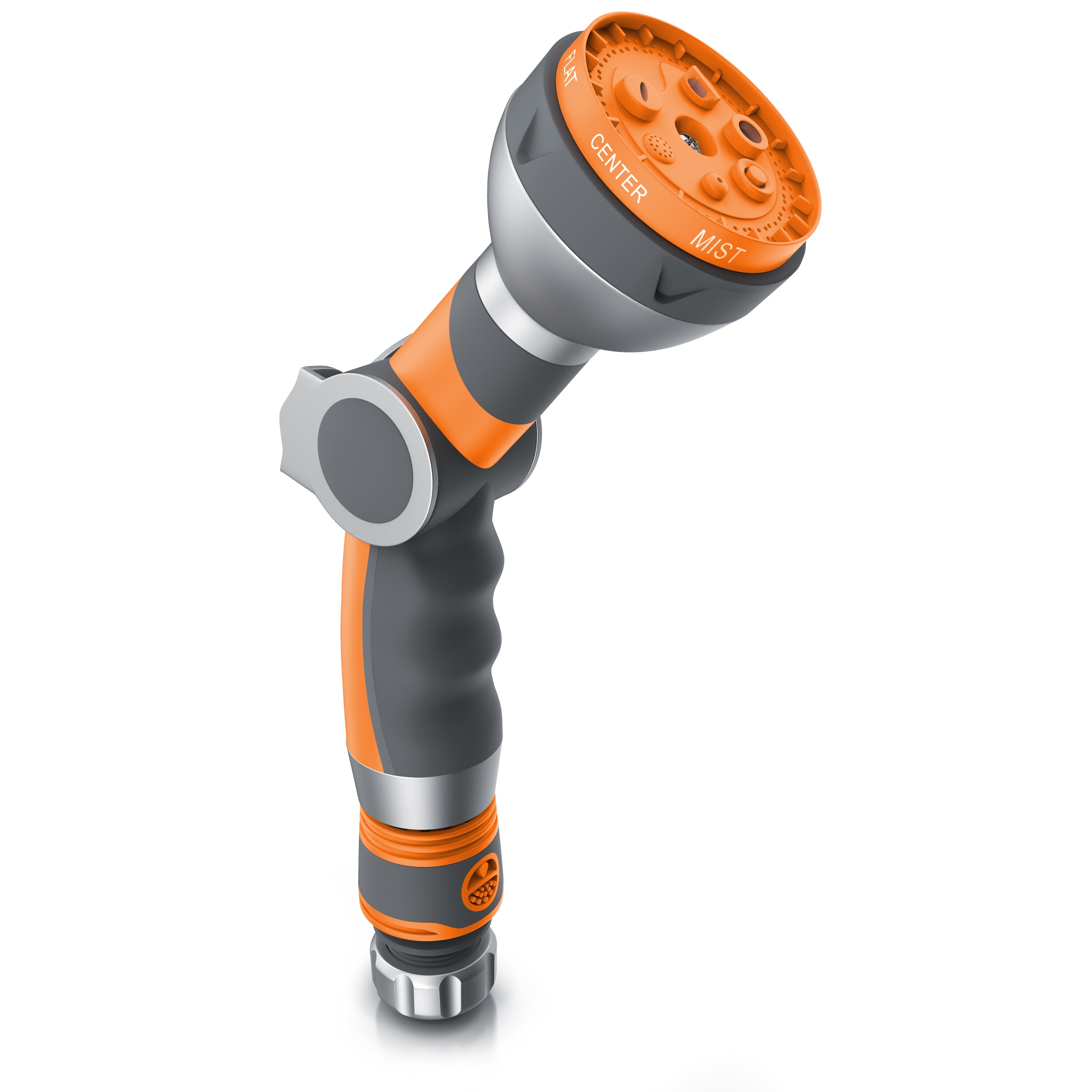 Brandson Gartenbrause 7 Spr&uuml;hprofile - Garten Handbrause f&uuml;r Gartenschlauch - Pistolengriff mit Halteclip - 1-8 bar Wasserdruck - regelbar - Bild 1