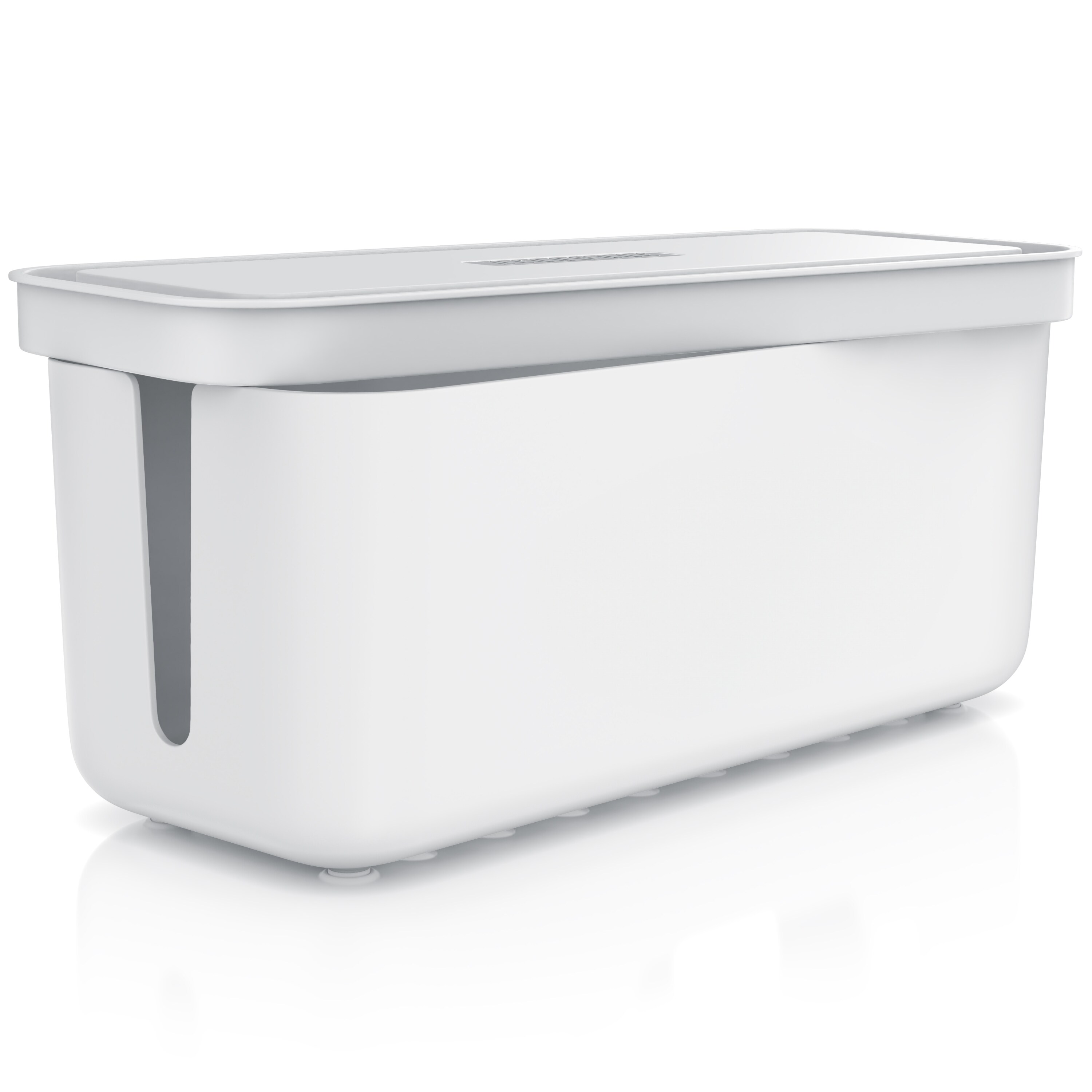 BEARWARE Kabelbox mit Gummif&uuml;&szlig;en Kabelmanagement / Kabelordner / Ladebox - Bild 1