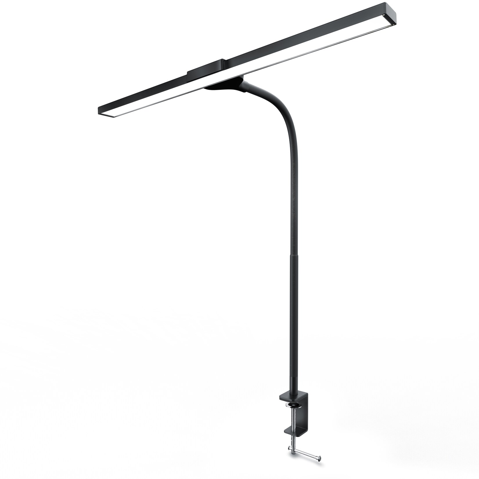 CSL Klemmleuchte, LED Monitorlampe, Bildschirmlampe mit Dimmfunktion, Monitor Leuchte / Lampe, Screenbar dimmbar, 3 Lichtfarben, schwenkbar | 04062861808580