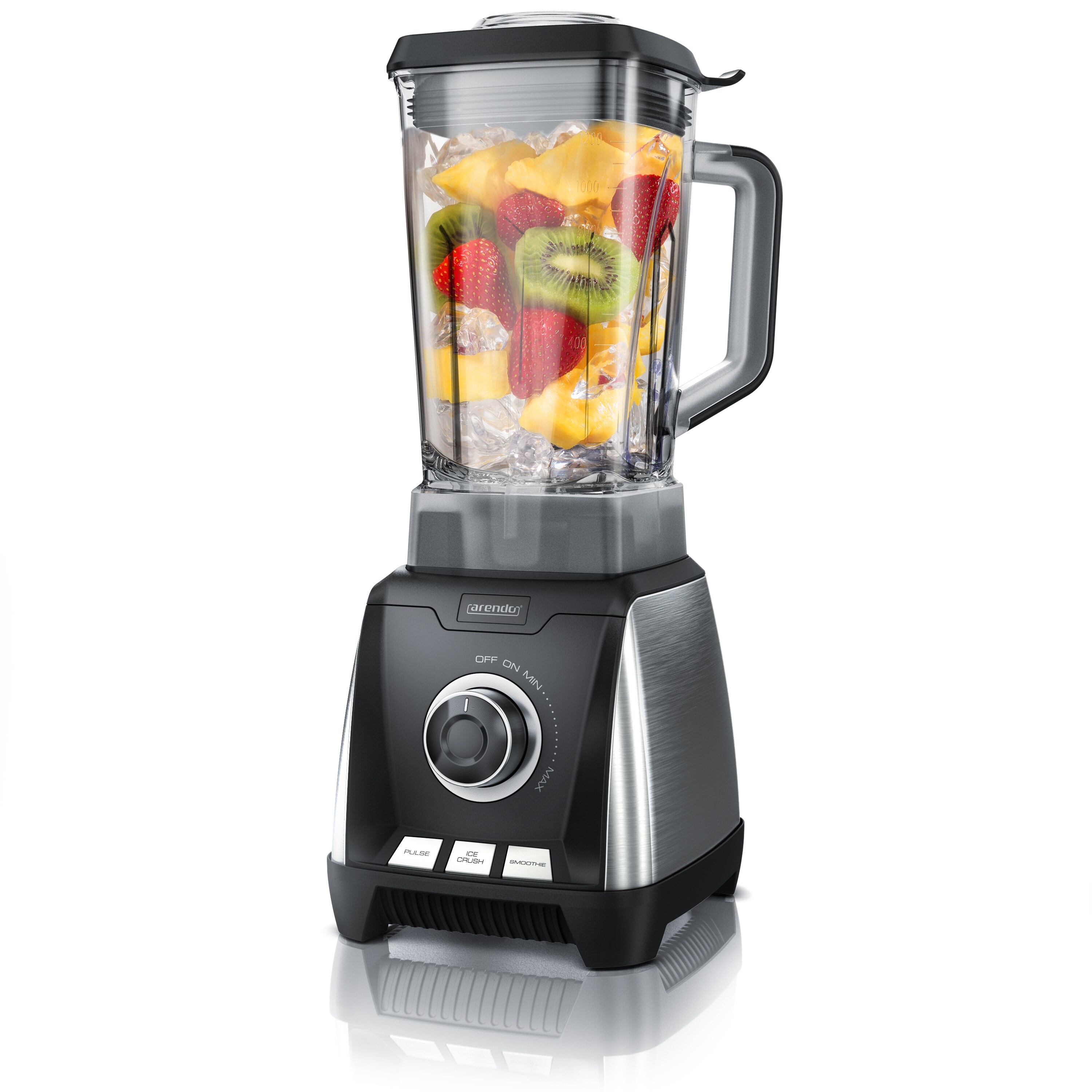 Arendo Standmixer 1500 W, Mixer mit 1,5 Liter Mixbeh&auml;lter, 30.000 U/min, Klingen aus Edelstahl - Bild 1