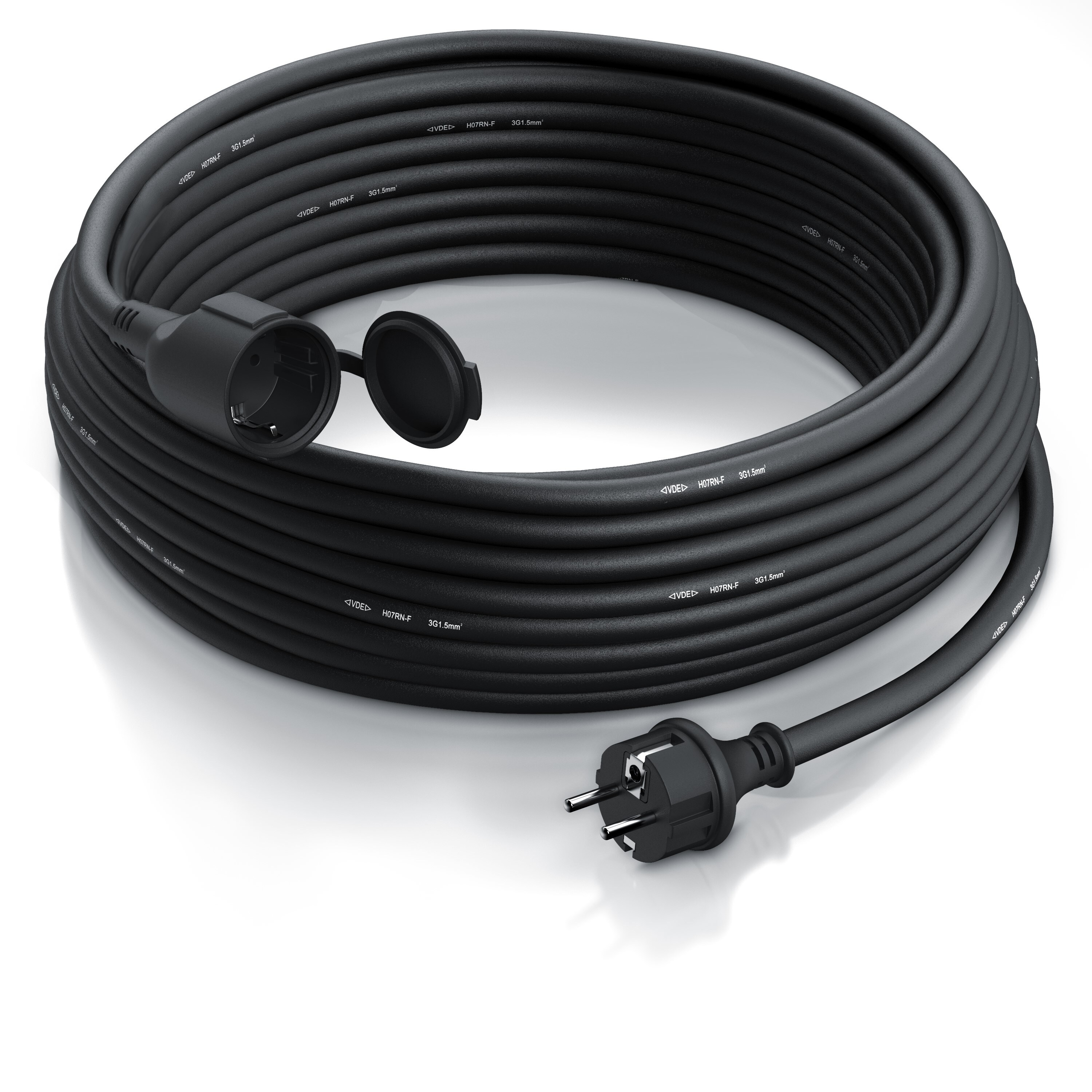 LogiLink Outdoor Verlängerungskabel 5m - IP44 Spritzwassergeschützt