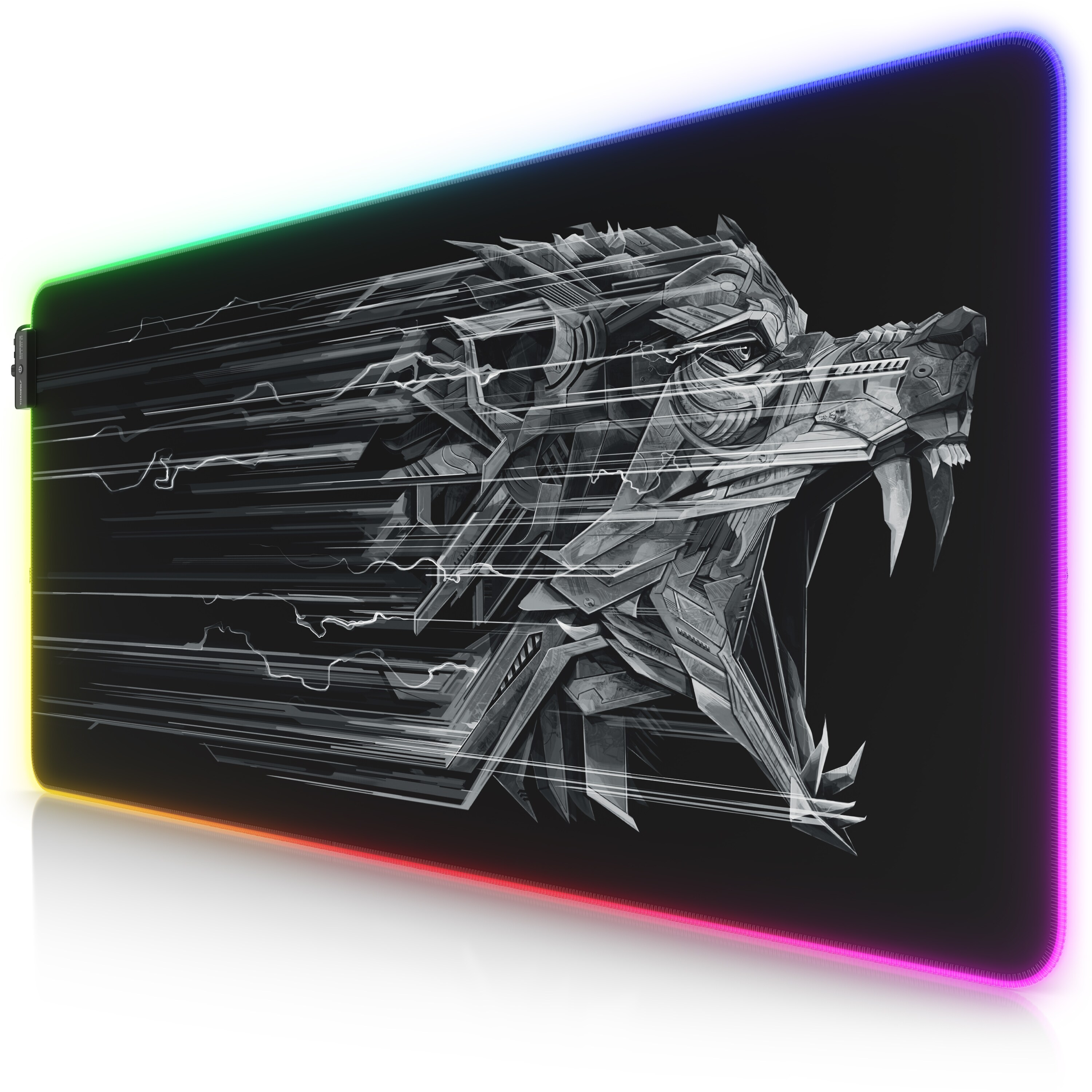 Titanwolf RGB Gaming Mauspad XL 900 x 400 mm Mousepad - verbessert Pr&auml;zision & Geschwindigkeit - Bild 1