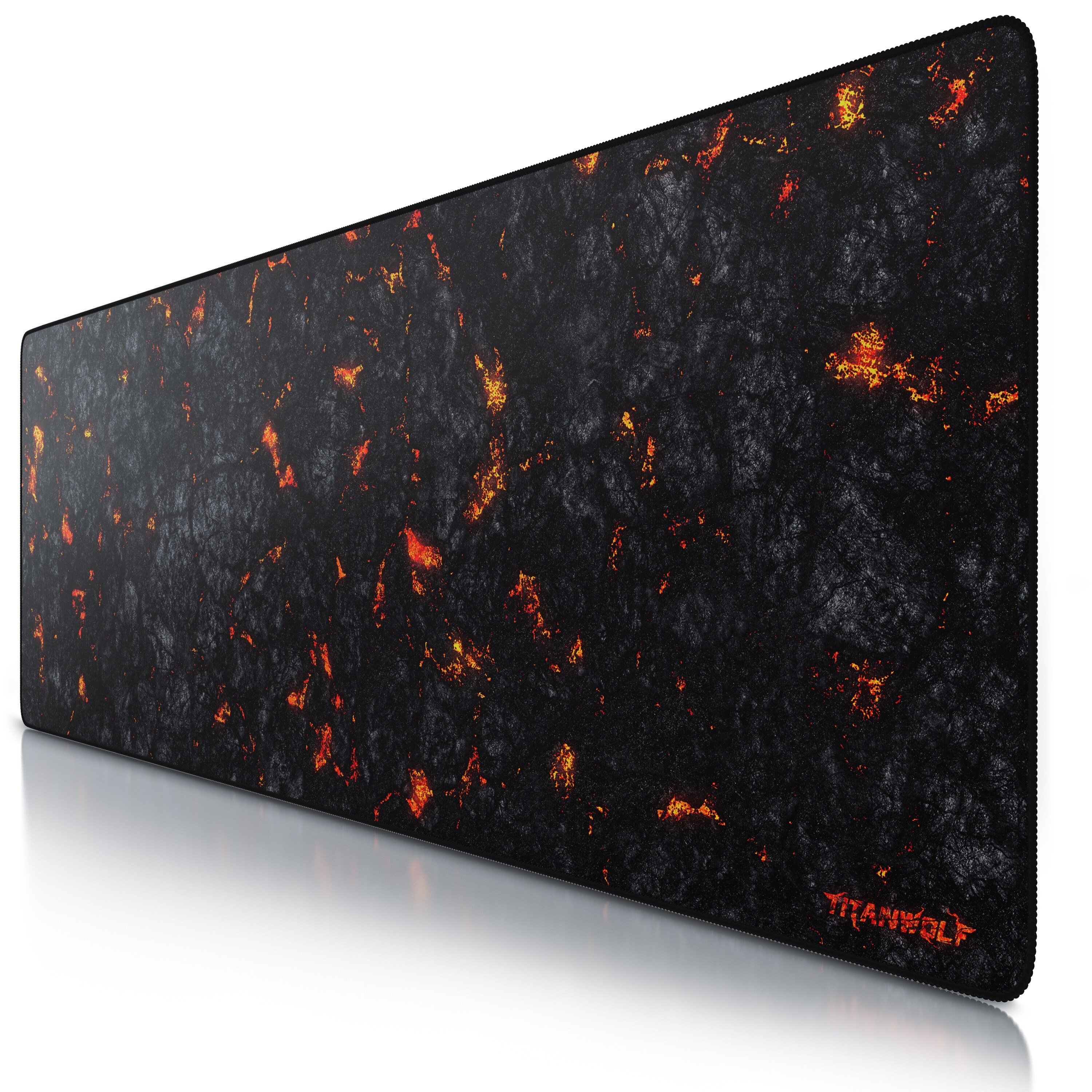 Titanwolf Gaming Mauspad, XXXL Speed Mousepad 1200 x 400 mm, Geschwindigkeit & Pr&auml;zision, Lava - Bild 1