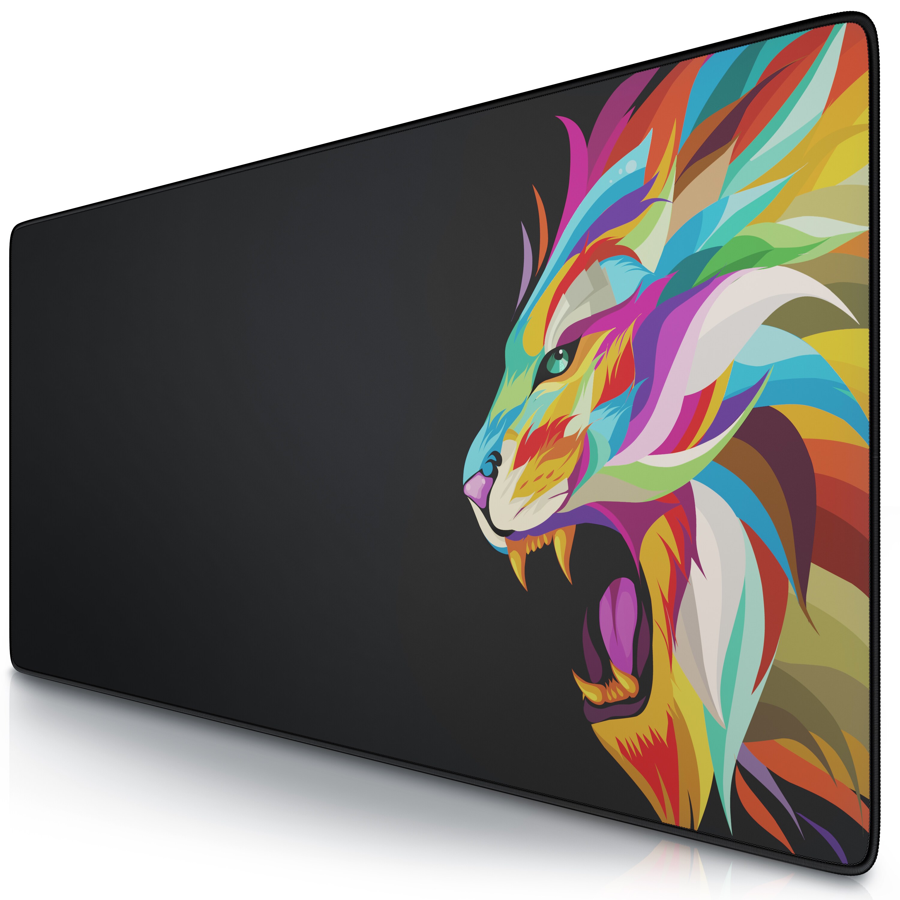 Titanwolf XXL Speed Gaming Mauspad Titanwolf Schwarz 900 x 400mm, XXL Mousepad, Tischunterlage Large Size, verbessert Pr&auml;zision und Geschwindigkeit - Bild 1