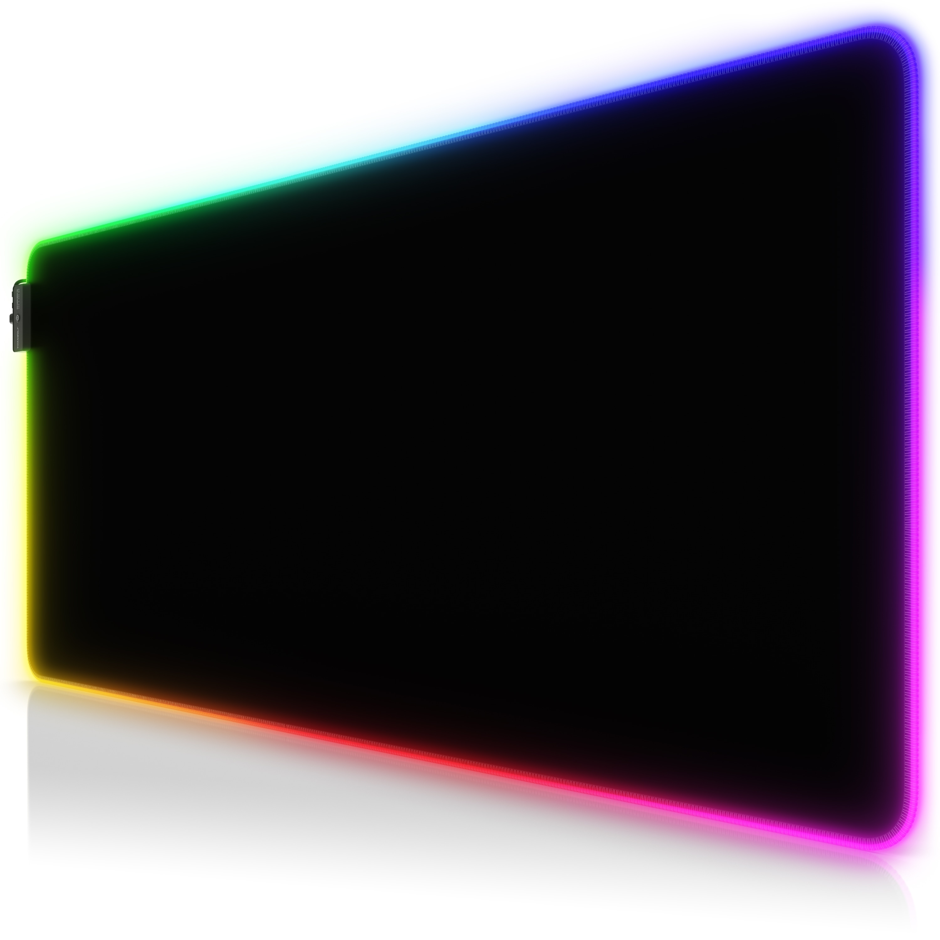 Titanwolf RGB Gaming Mauspad, Mousepad 900 x 400 mm, verbessert Pr&auml;zision & Geschwindigkeit, schwarz - Bild 1
