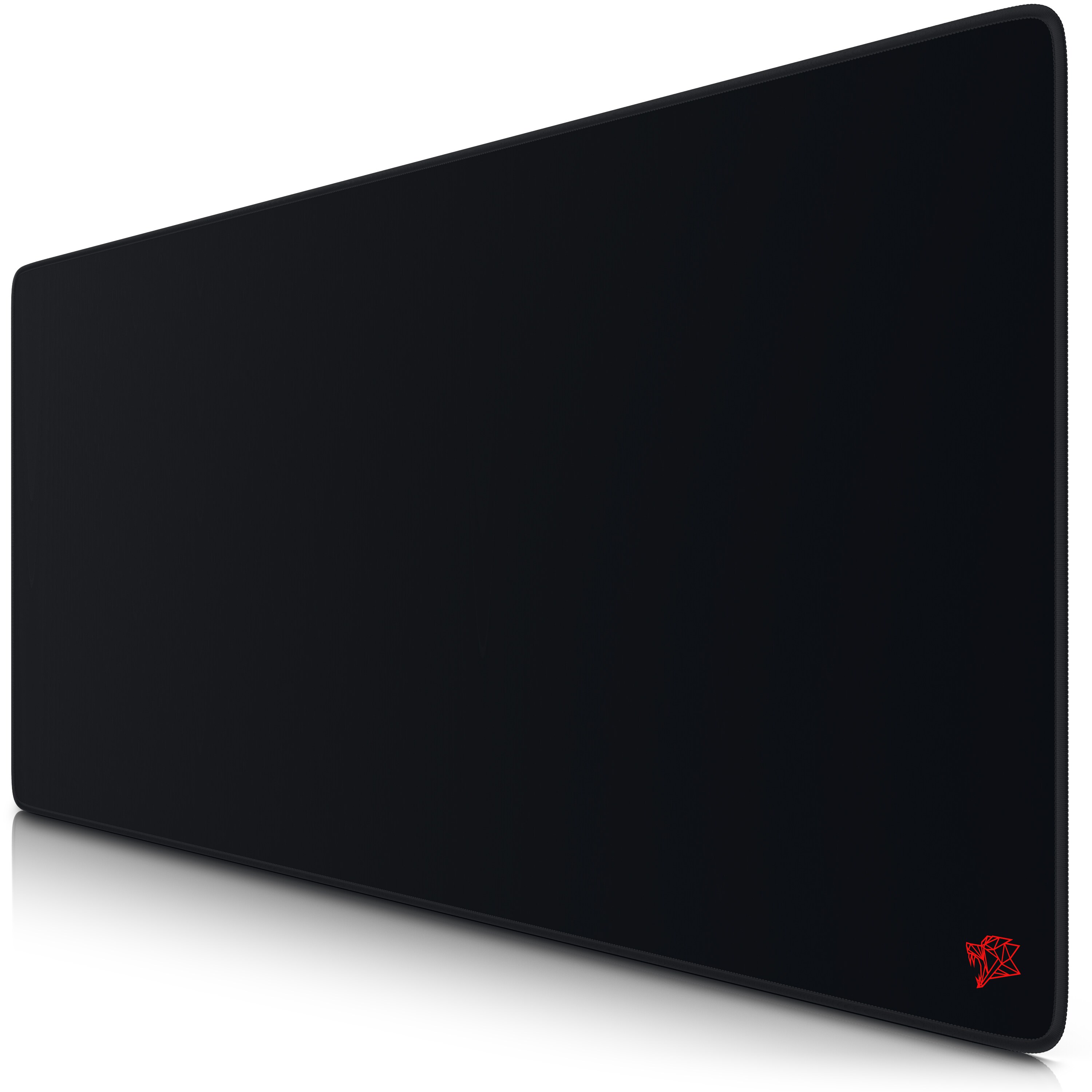 Titanwolf Gaming Mauspad, XXL Speed Gaming Mousepad / Extragro&szlig;e Fl&auml;che von 900 x 400mm, Icon rot - Bild 1