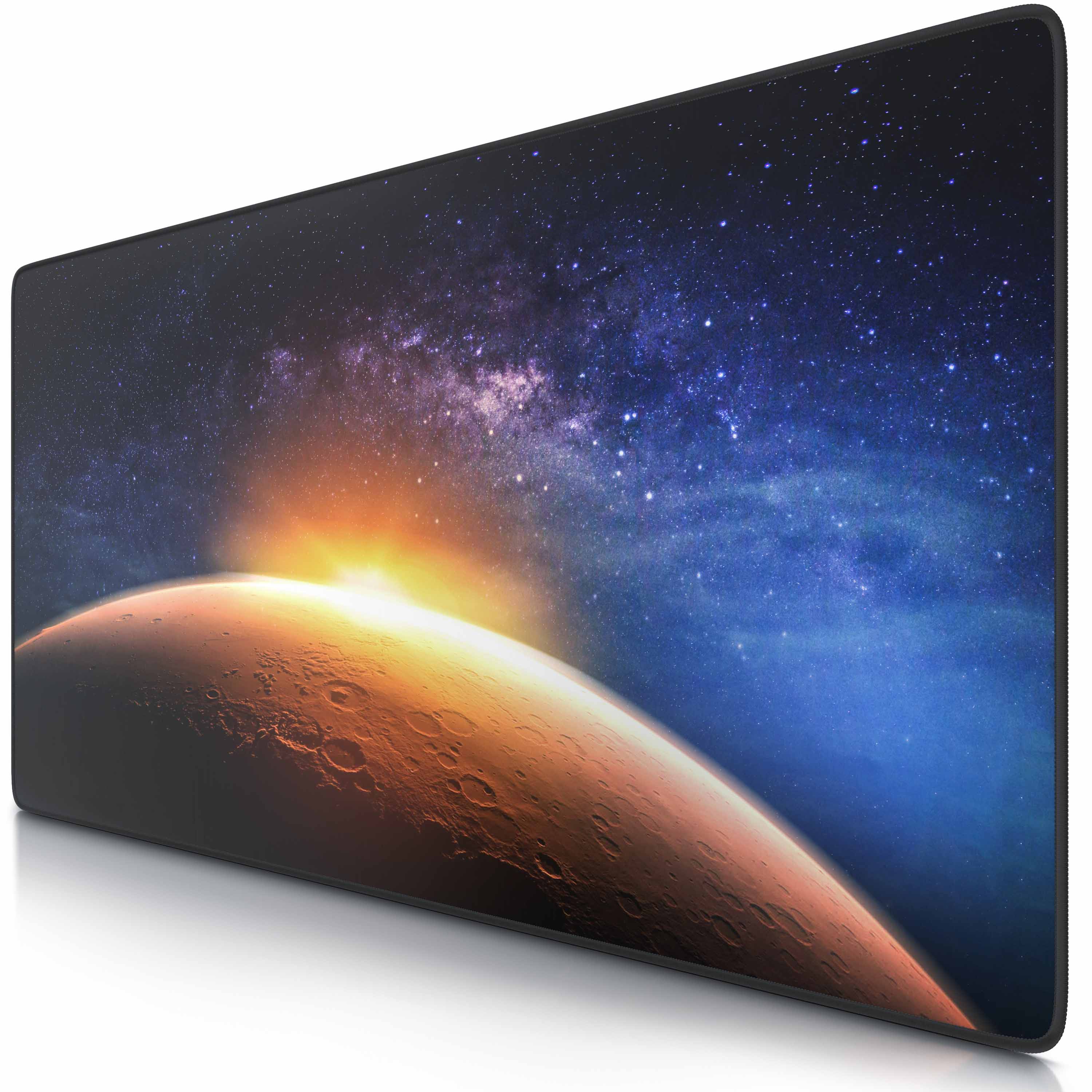 CSL Gaming Mauspad, XXL Schreibtischunterlage 900 x 400mm, Pr&auml;zision & Geschwindigkeit, Stars & Mars - Bild 1