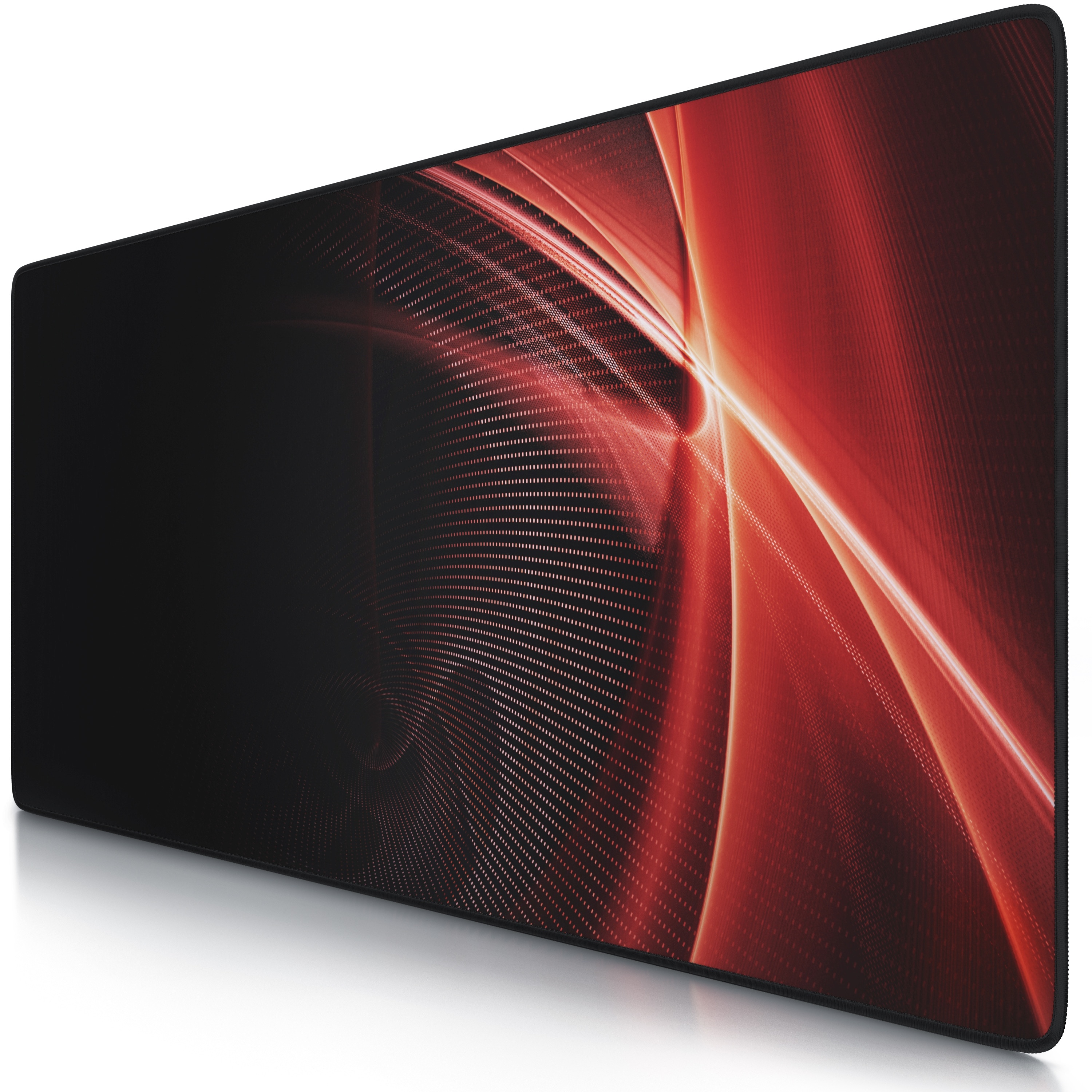CSL Gaming Mauspad, XXL, Mousepad, 900 x 400 x 3 mm, Tischunterlage, abwaschbar, Rote Grafik - Bild 1