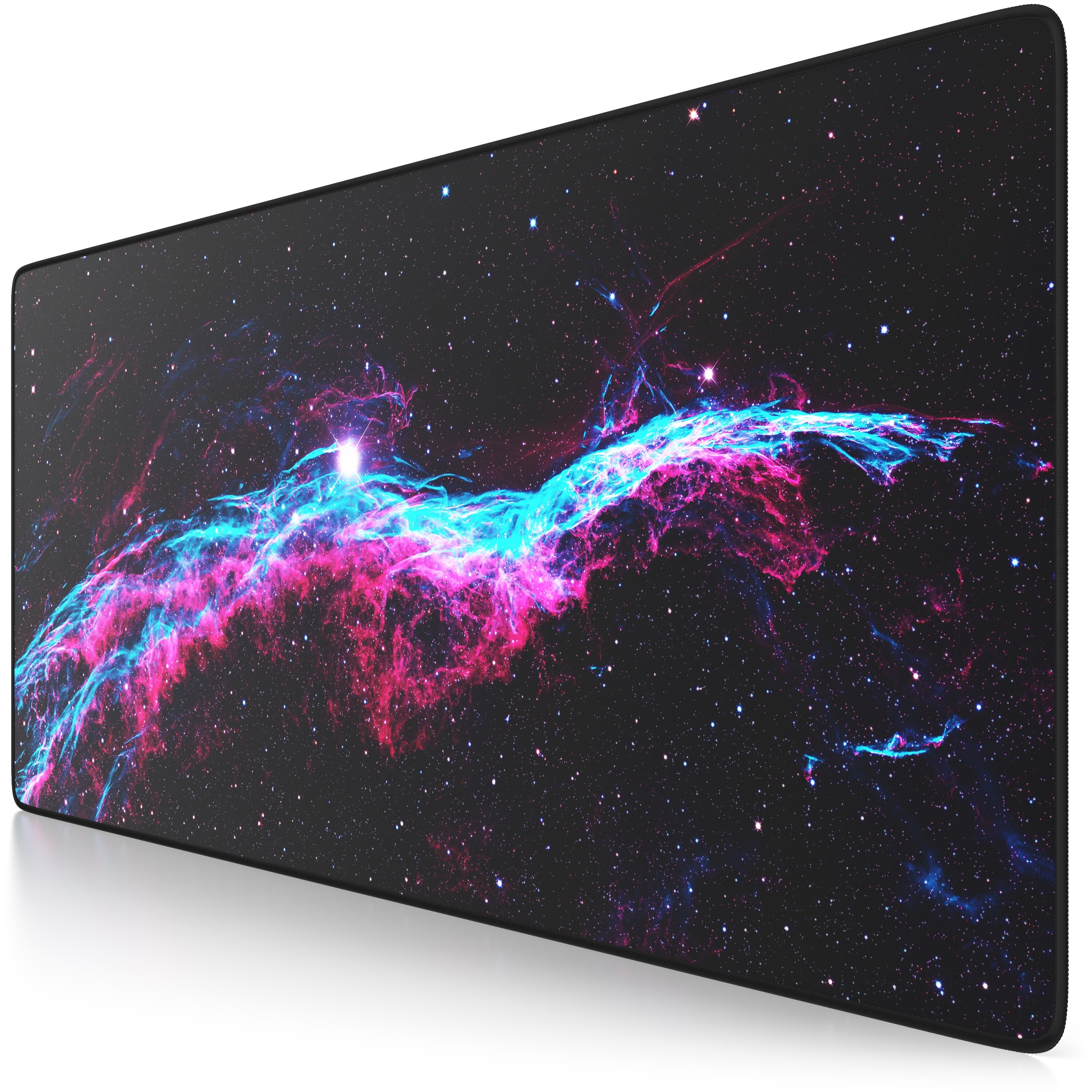CSL Gaming Mauspad, XXL, Mousepad, 900 x 400 x 3 mm, Tischunterlage, abwaschbar, Galaxie Speed - Bild 1