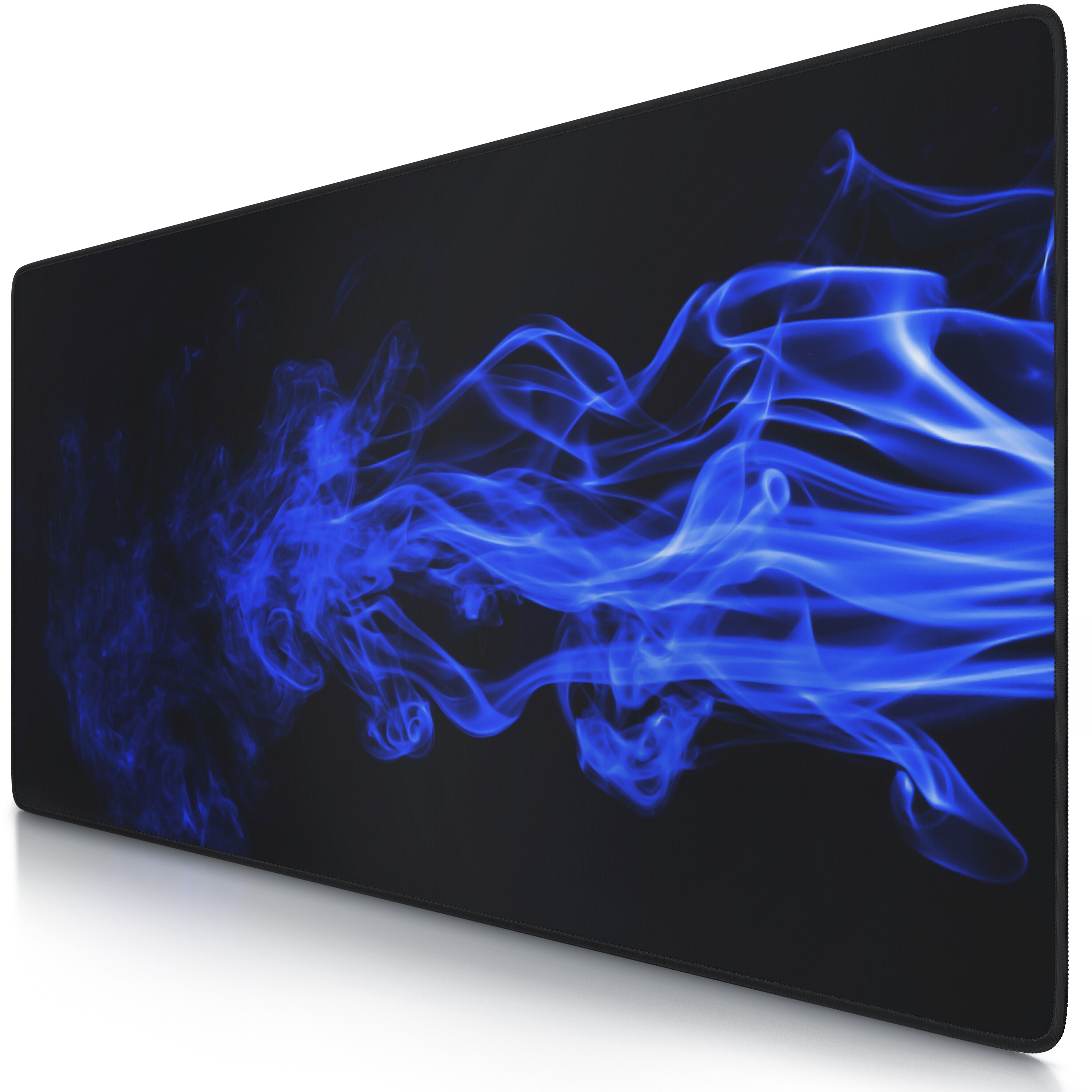 CSL Gaming Mauspad, XXL, Mousepad, 900 x 400 x 3 mm, Tischunterlage, abwaschbar, Blauer Rauch - Bild 1
