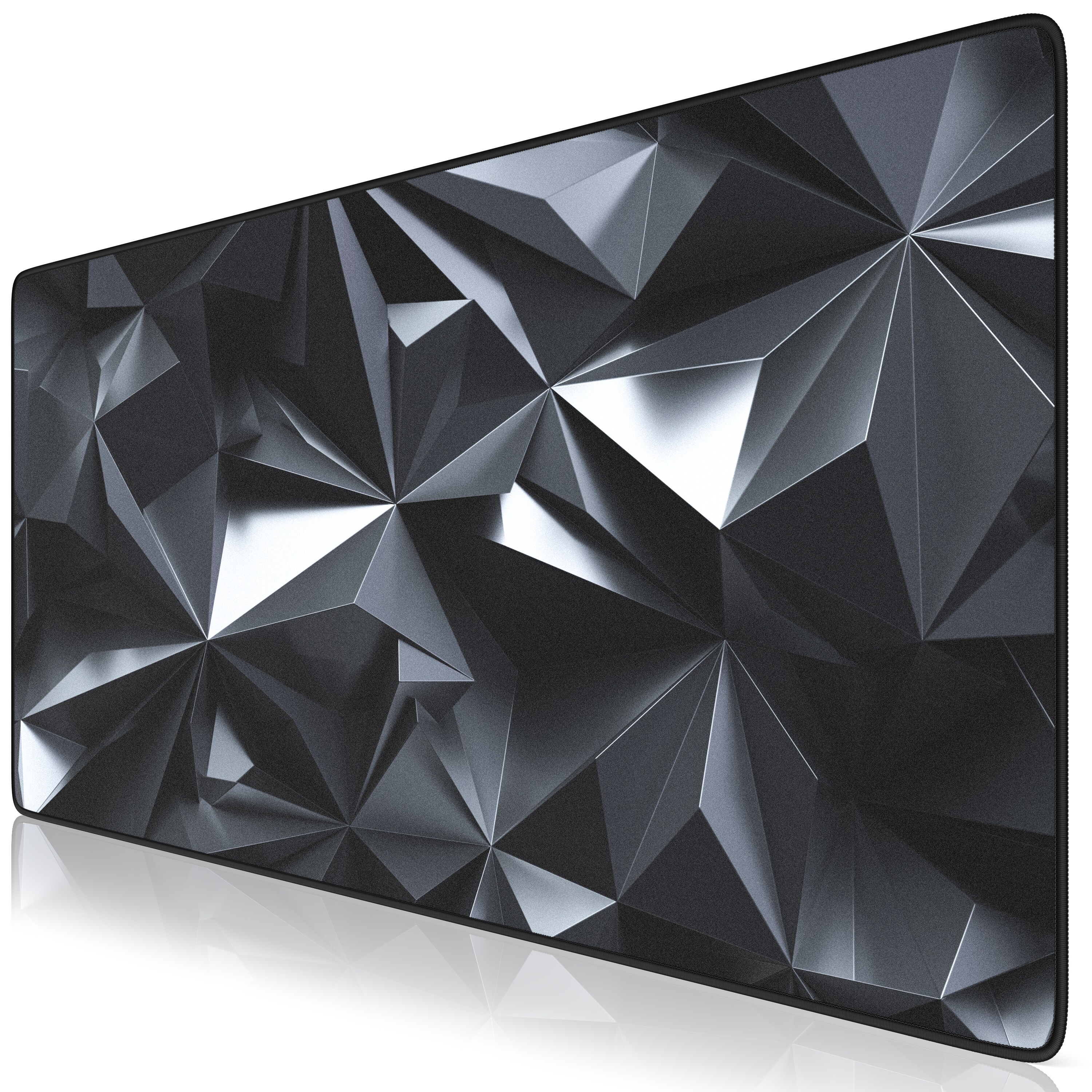 Titanwolf Gaming Mauspad, 900 x 400mm XXL Mousepad, verbessert Pr&auml;zision & Geschwindigkeit, Black Crystal - Bild 1