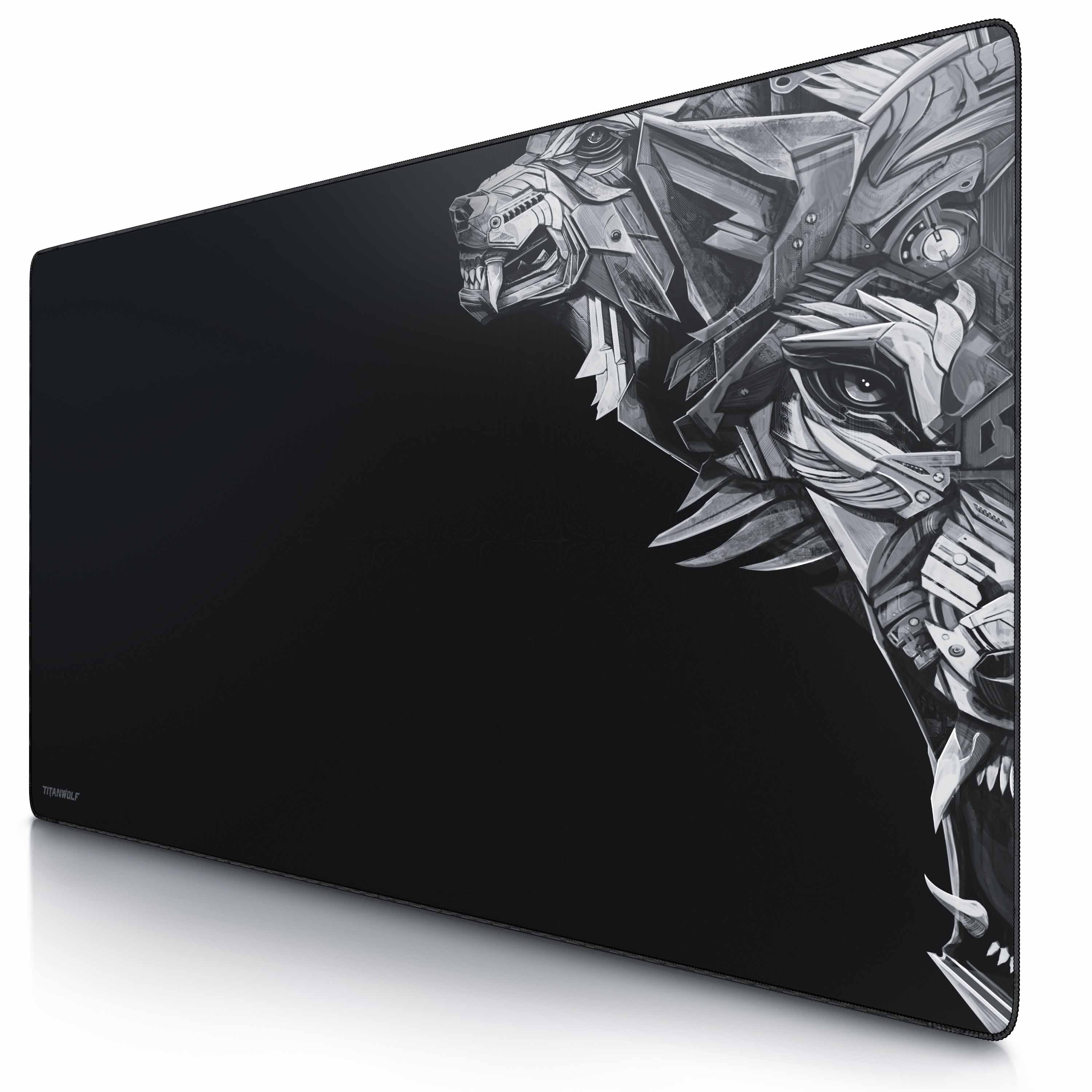 Titanwolf Gaming Mauspad, XXXL Speed Mousepad 1200 x 600 mm, Geschwindigkeit & Pr&auml;zision, Delta - Bild 1