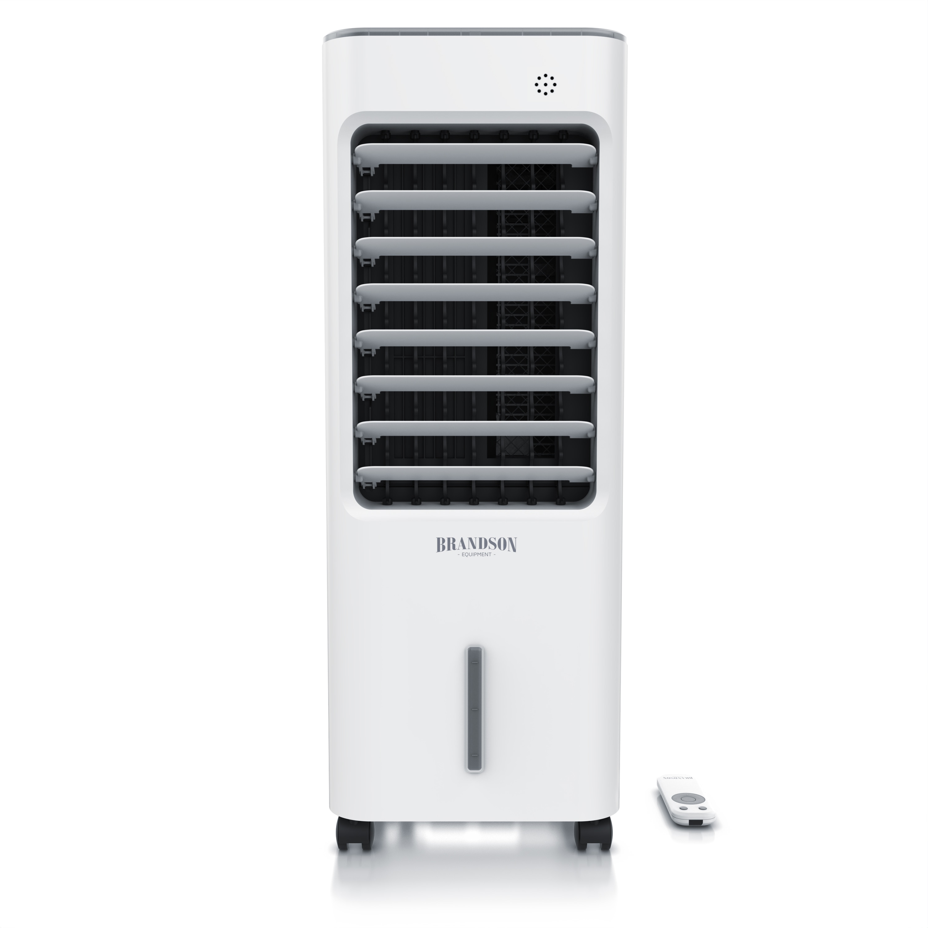 Brandson, Luftk&uuml;hler mobil mit Wasserk&uuml;hlung, Turmventilator 50 W mit 5L Wassertank, Luftbefeuchter Ventilator Standventilator, leise - Bild 1