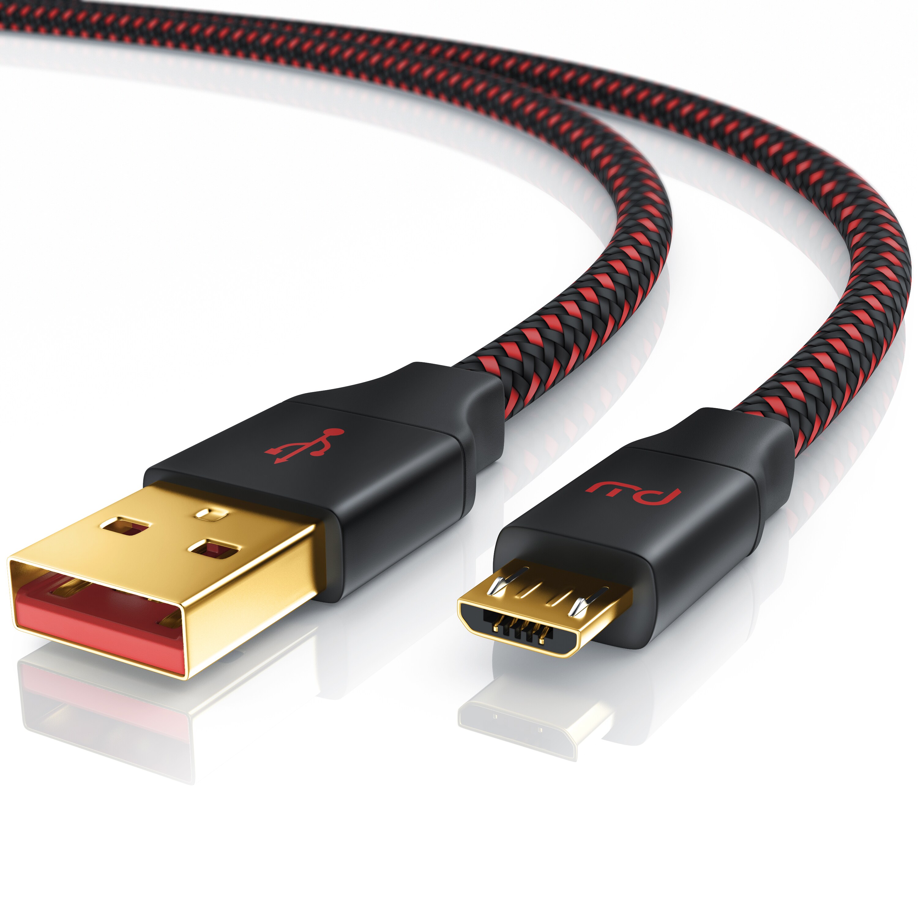Primewire Micro-USB 2.0 zu USB Typ A Kabel, UltimateCharge MicroUSB 2.0 Schnellladekabel mit Daten&uuml;bertragung - 1m - Bild 1