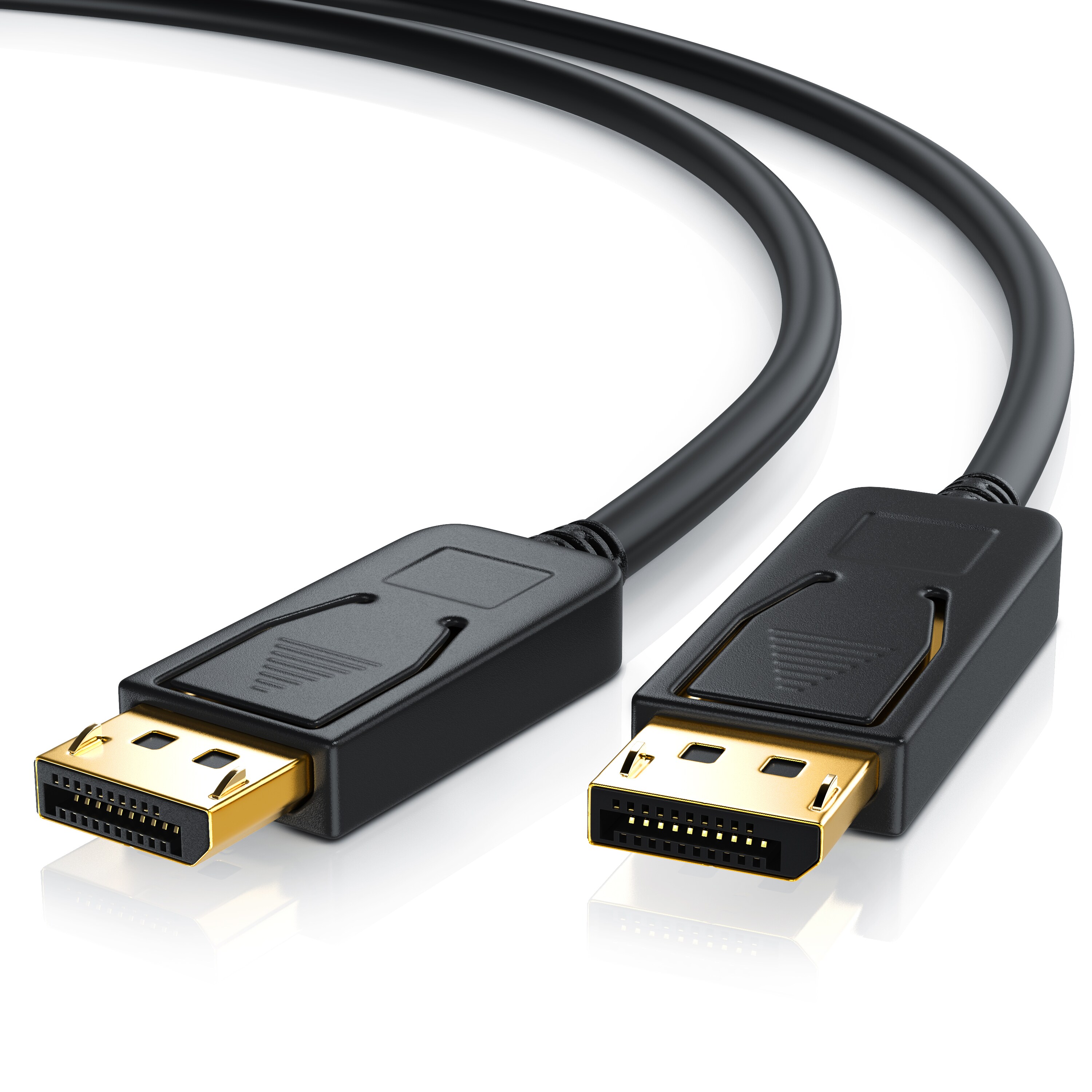 CSL DisplayPort Audio- & Video-Kabel, DP Monitor Kabel 4k 60Hz UHD incl. Audio-&Uuml;bertragung - 5m - Bild 1
