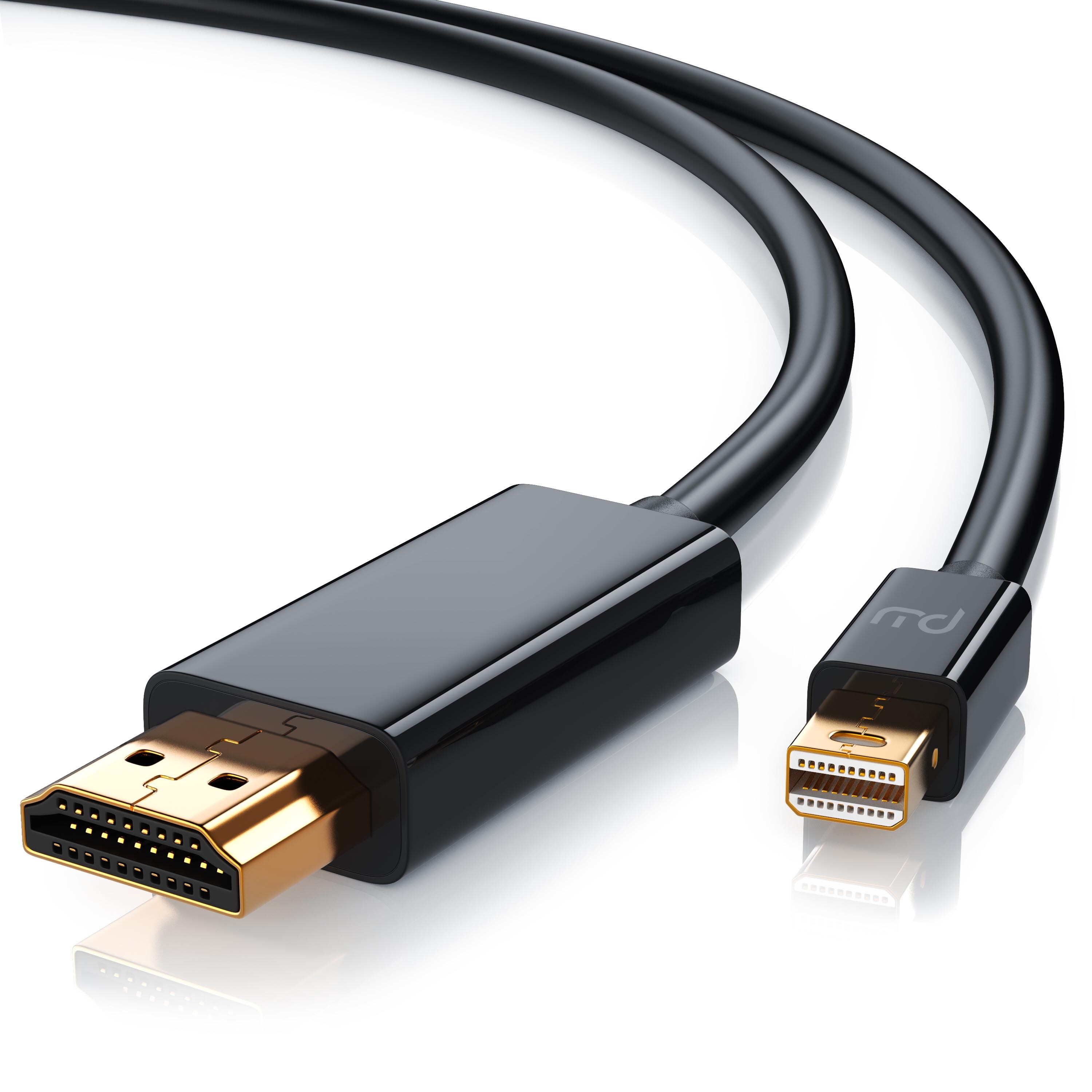 Primewire Mini DisplayPort zu HDMI Typ A Audio- & Video-Kabel, 4K miniDP  UHD 2160p Adapter / Konverterkabel - 1m - Bild 1