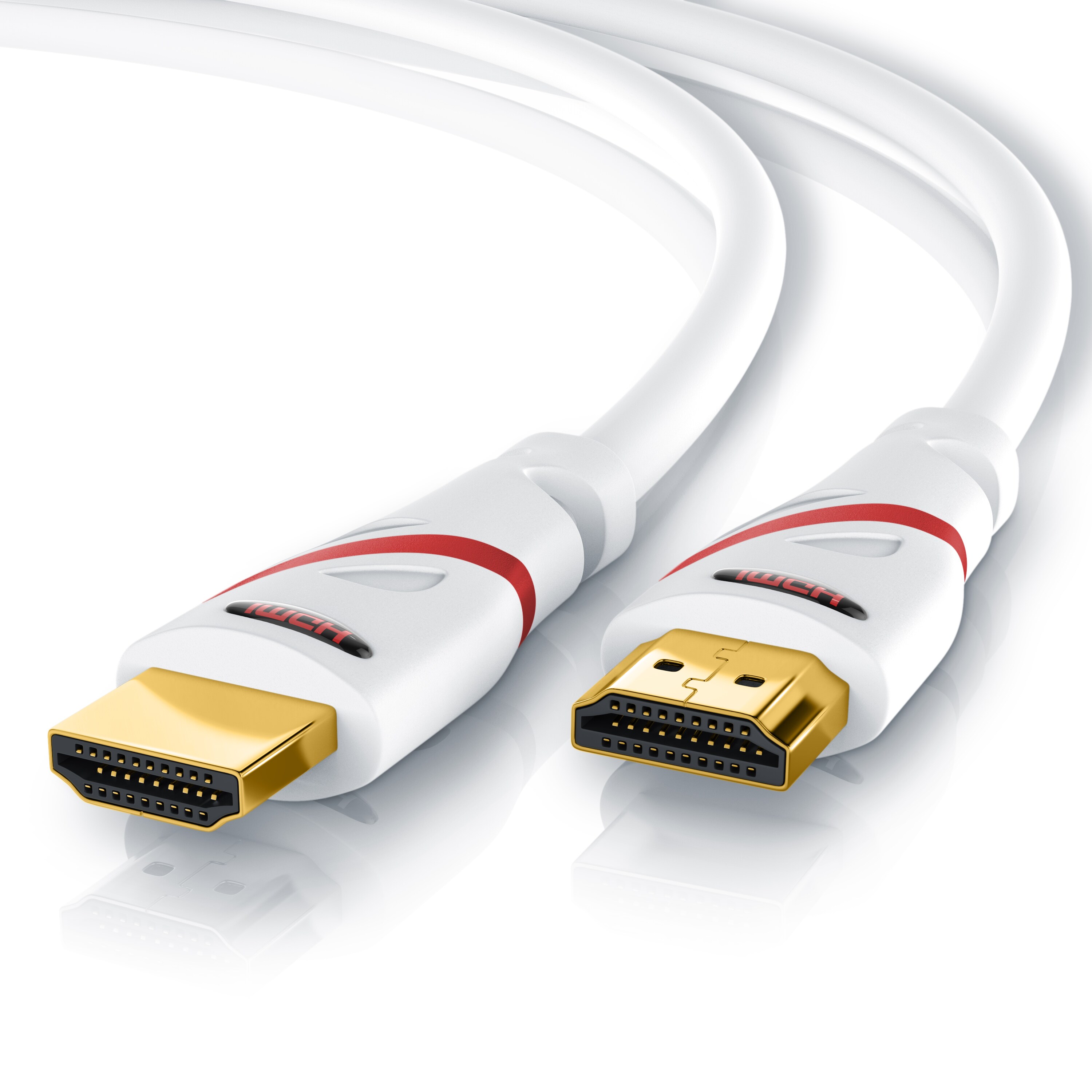 CSL 8k HDMI Kabel 2.1, 4K Ultra HD, UHD, Full HD, 3D, ARC, High Speed mit Ethernet, HDMI Typ A - 2m - Bild 1