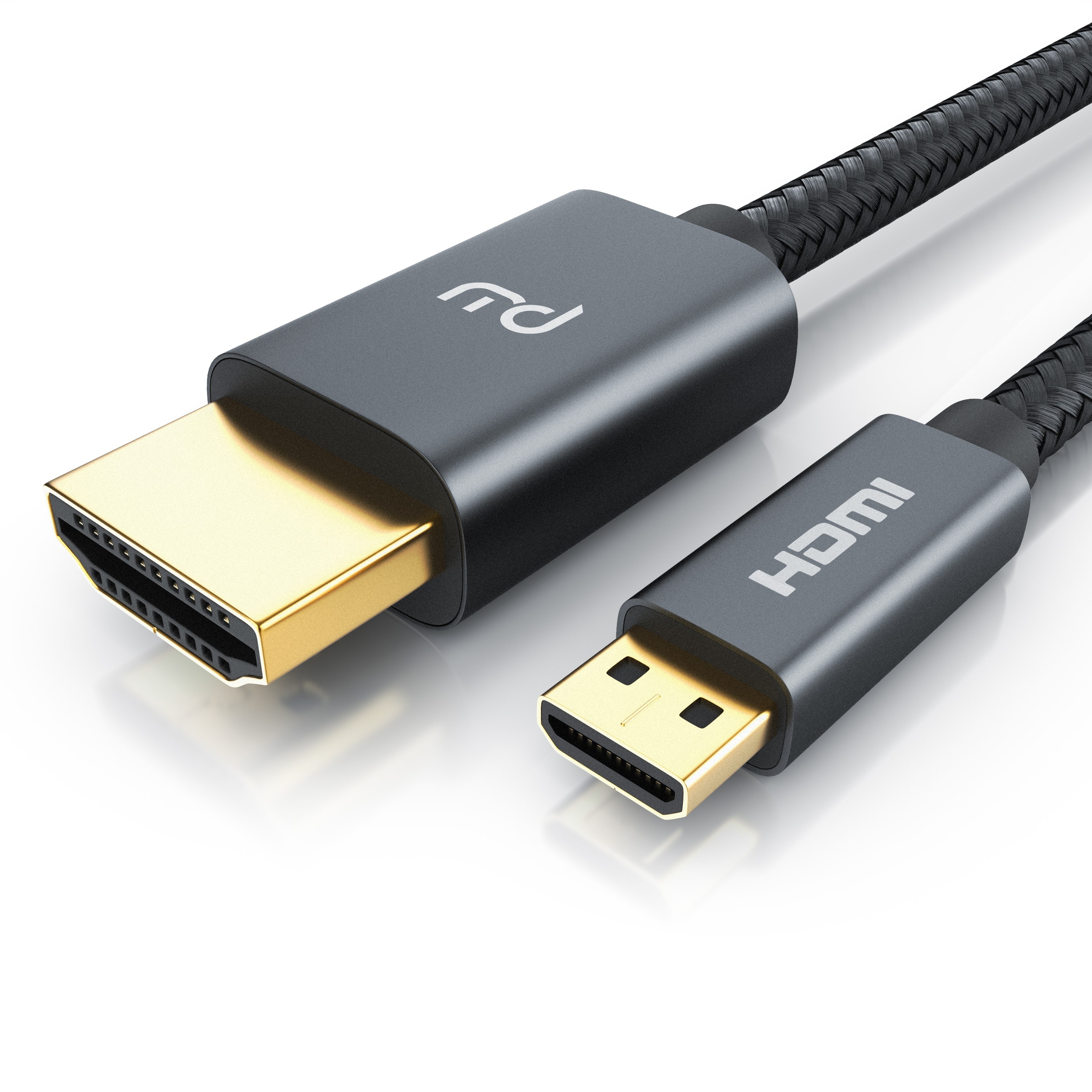 Primewire 8K HDMI 2.1 auf Micro HDMI Adapterkabel, 7680 x 4320 @ 120 Hz mit DSC - 3m - Bild 1