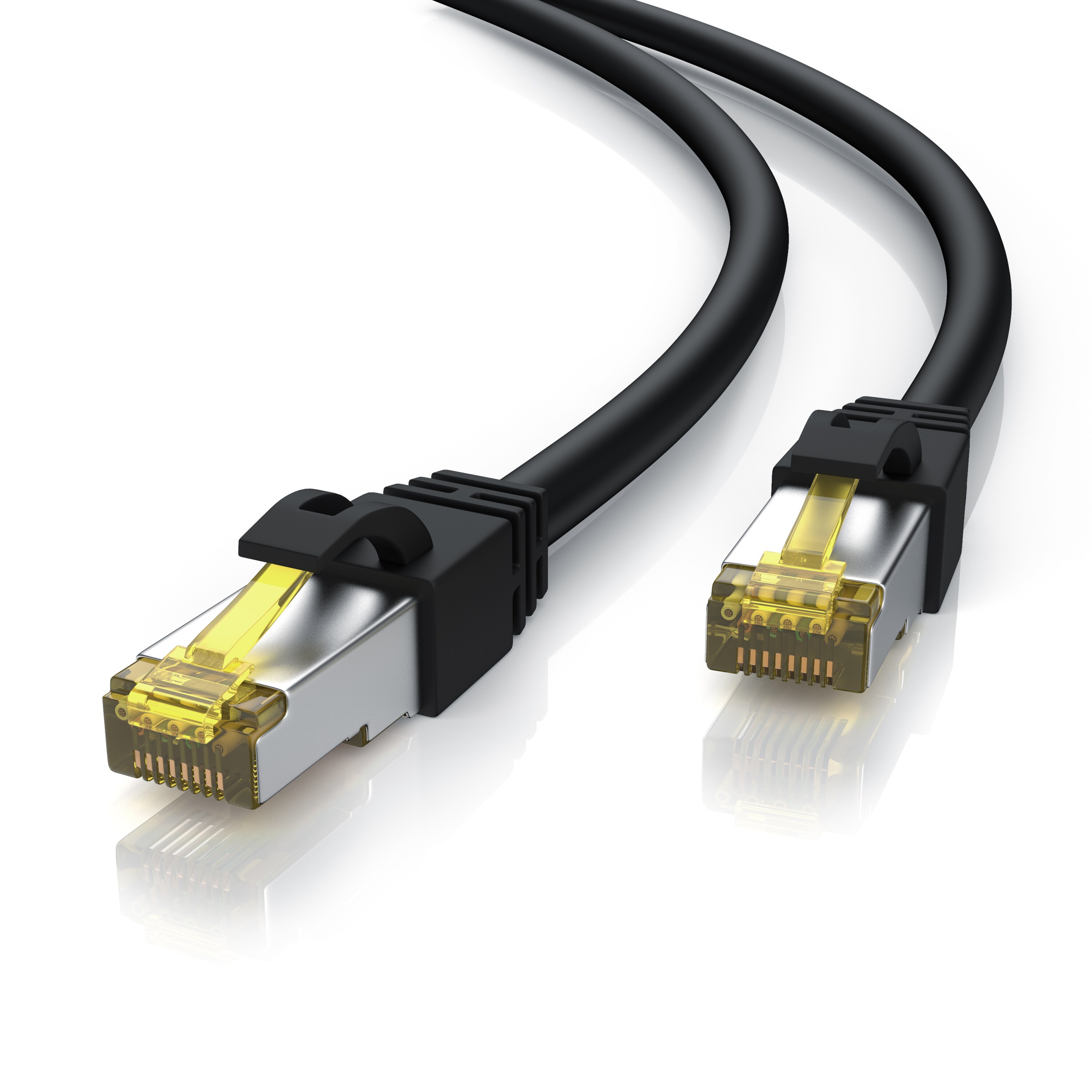Primewire Outdoor Patchkabel - CAT 7 - mit IP66 - 10 Gbit/s - S/FTP PiMF Schirmung - Netzwerkkabel - 3m - Bild 1